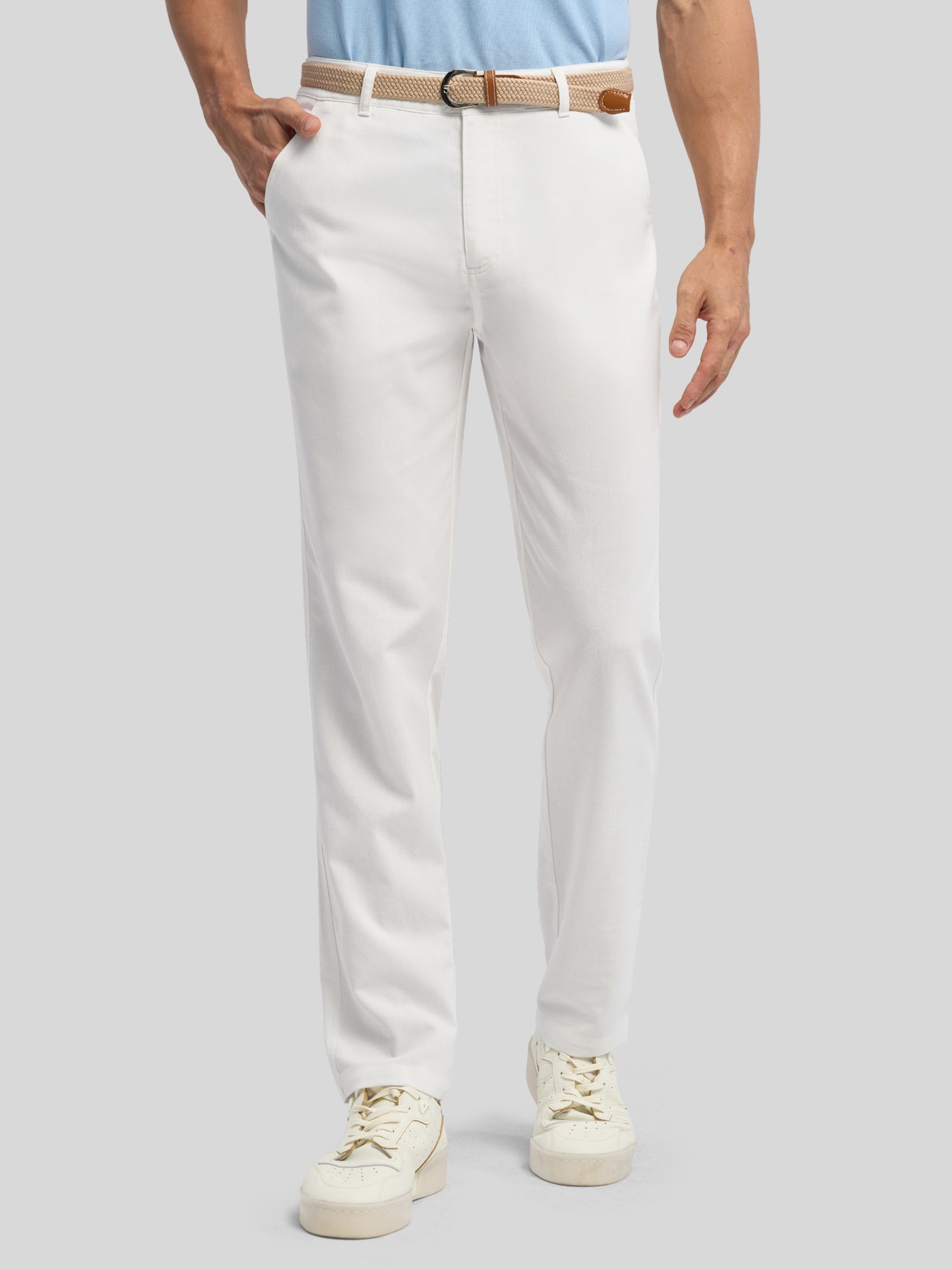 Men's Cotton Linen Breathable Casual Pants - Image 3