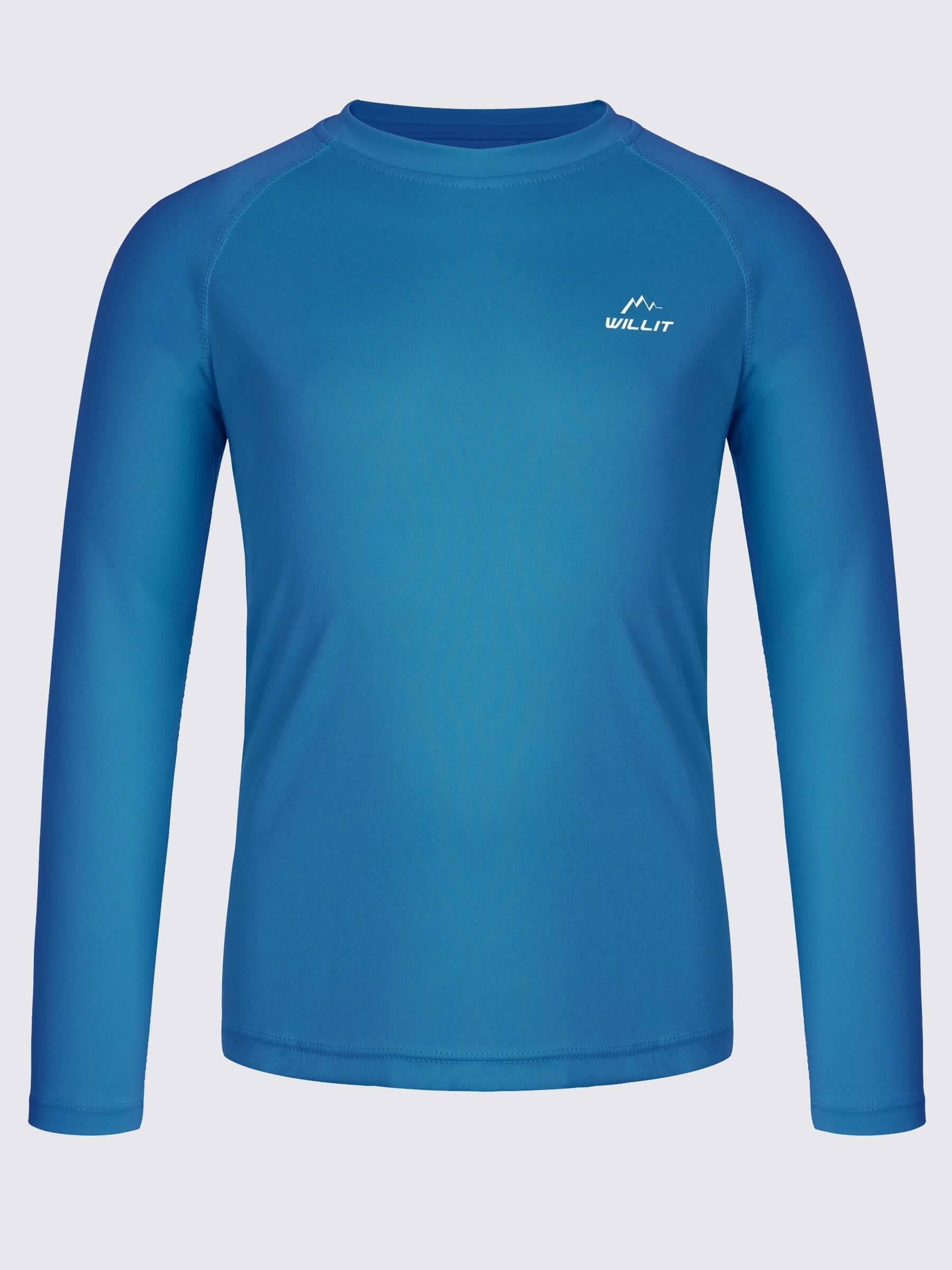 Boy's Long Sleeve Rash Guard Swim Shirts - Image 26
