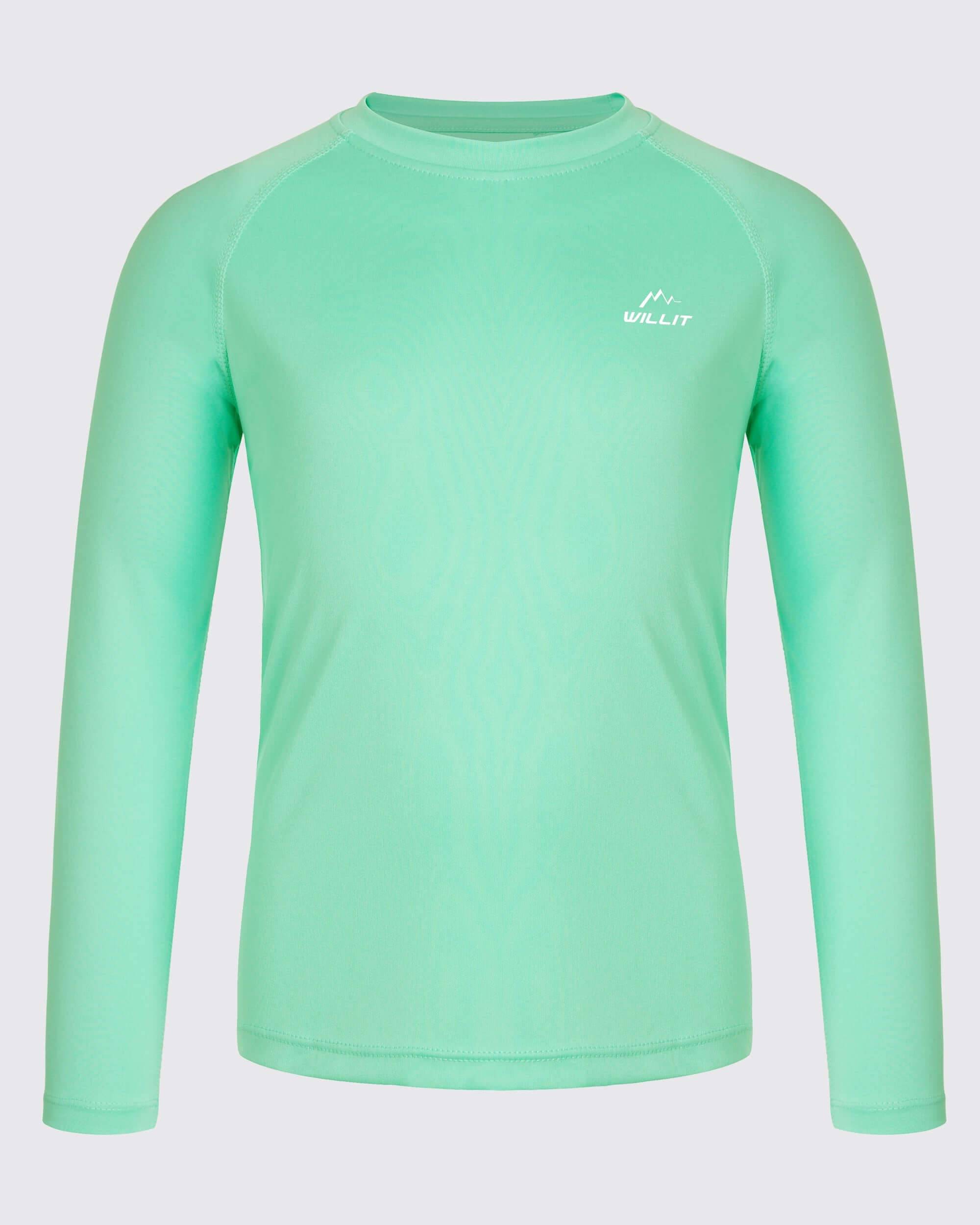 Boy's Long Sleeve Rash Guard Swim Shirts - Image 3