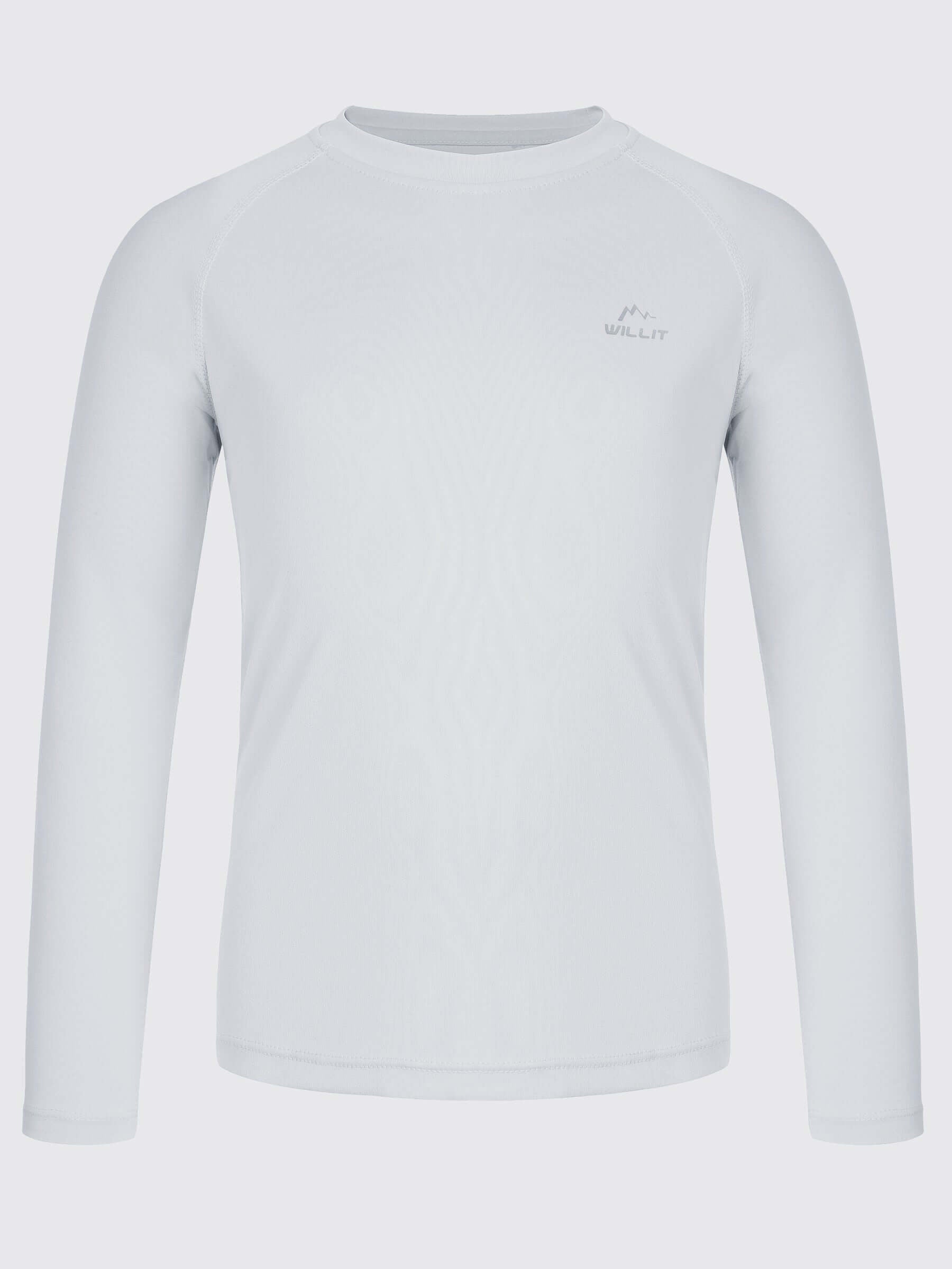 Boy's Long Sleeve Rash Guard Swim Shirts - Image 12