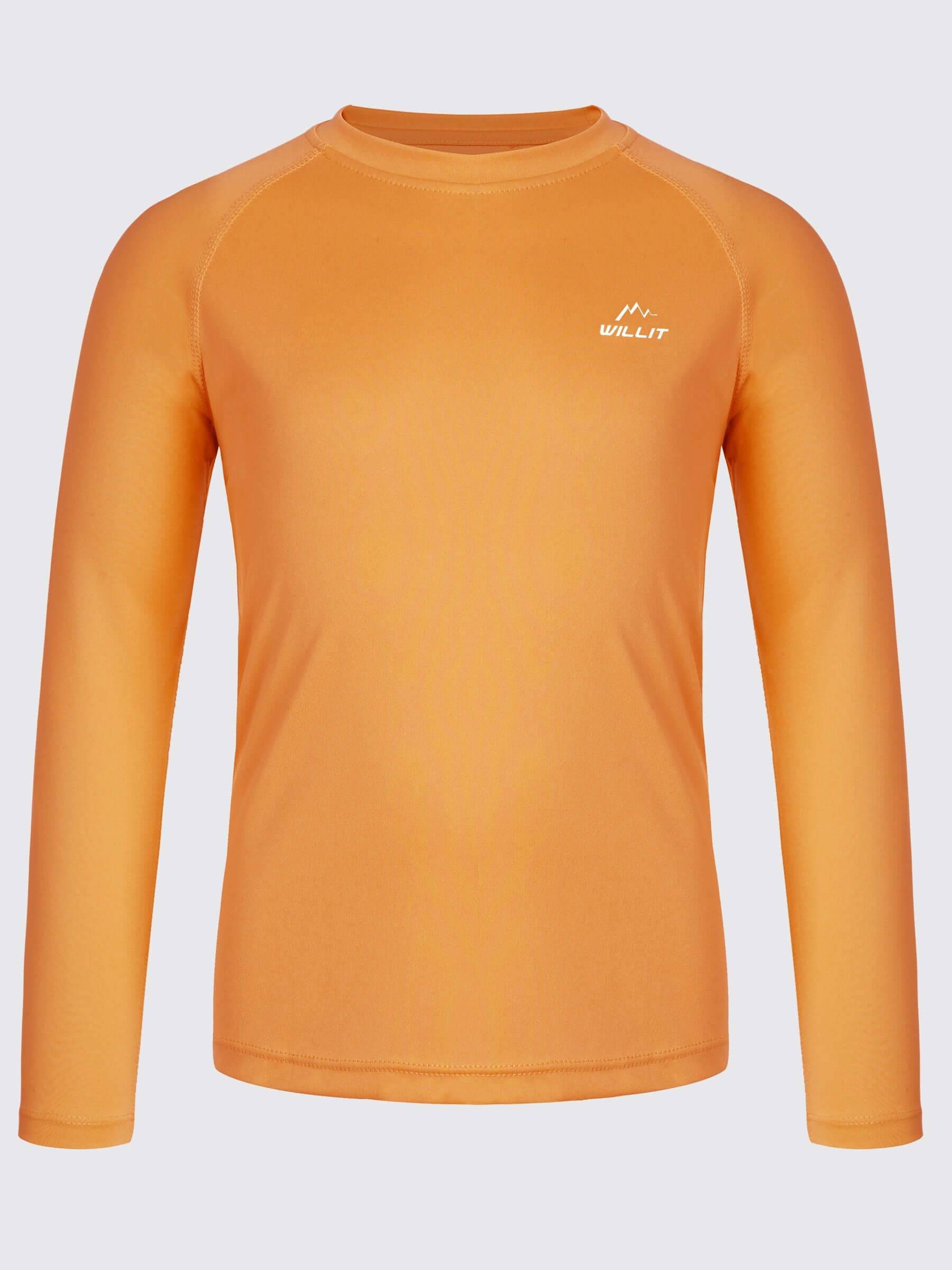 Boy's Long Sleeve Rash Guard Swim Shirts - Image 30