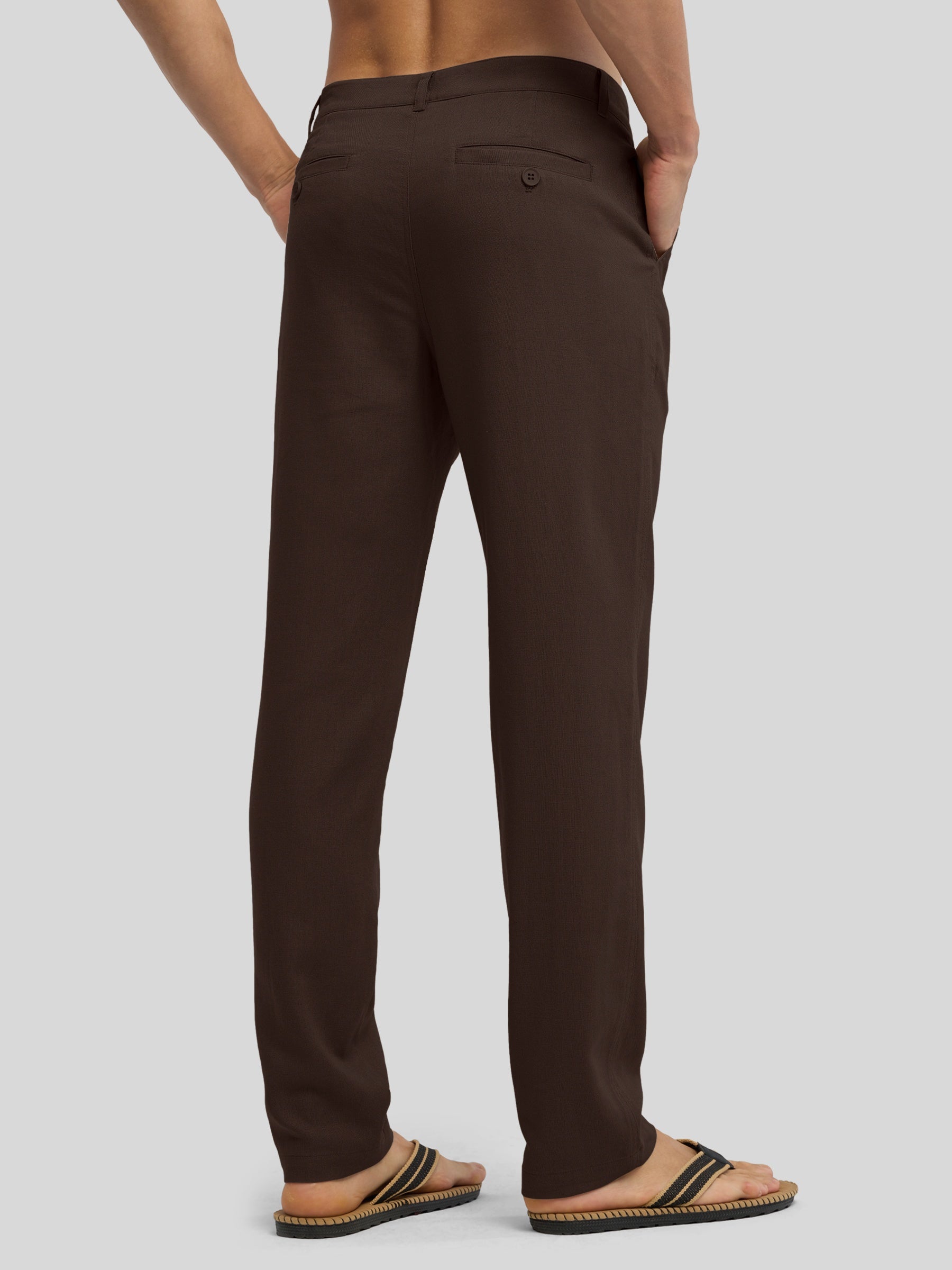 Men's Cotton Linen Breathable Casual Pants - Image 23