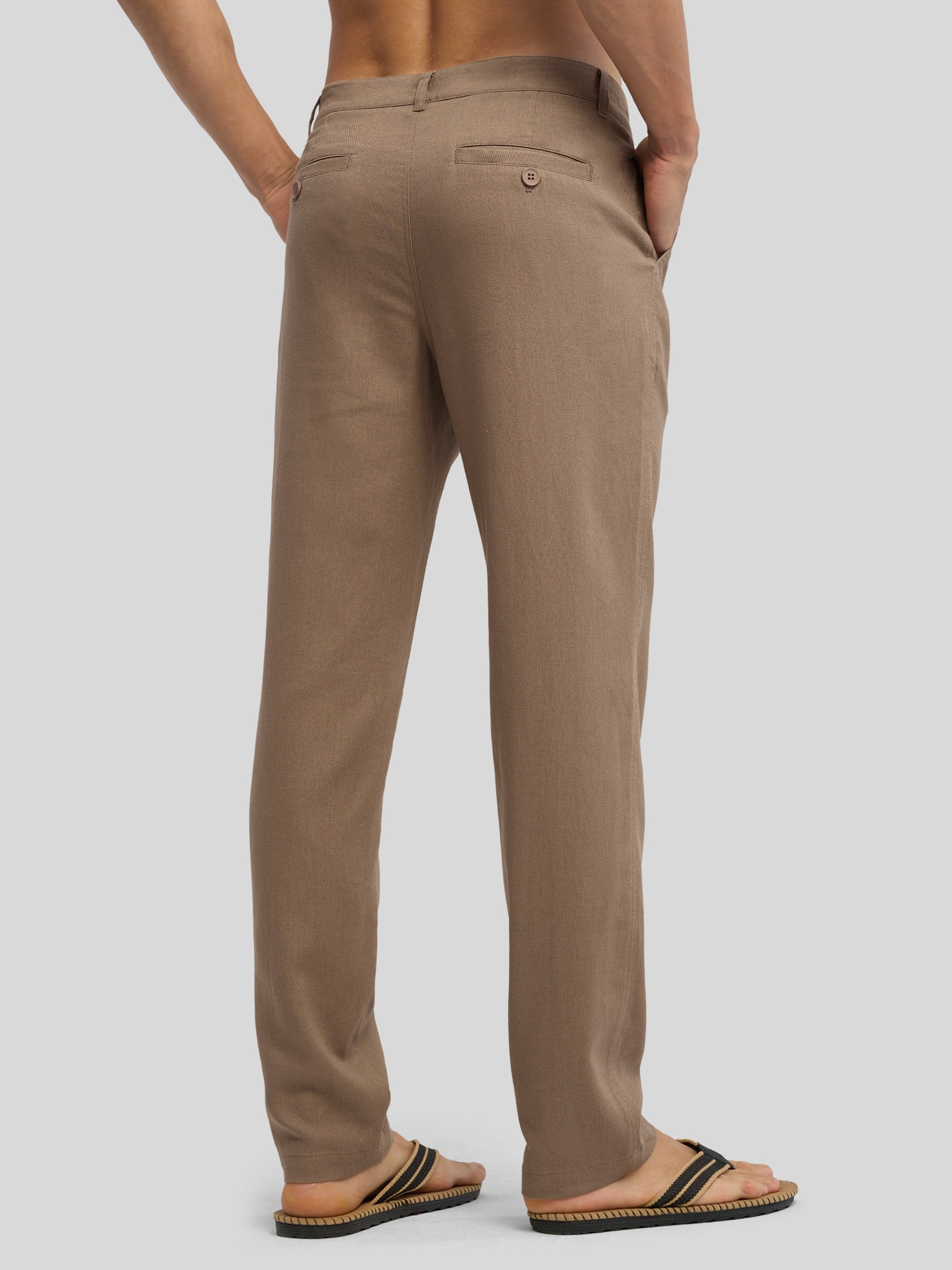 Men's Cotton Linen Breathable Casual Pants - Image 19