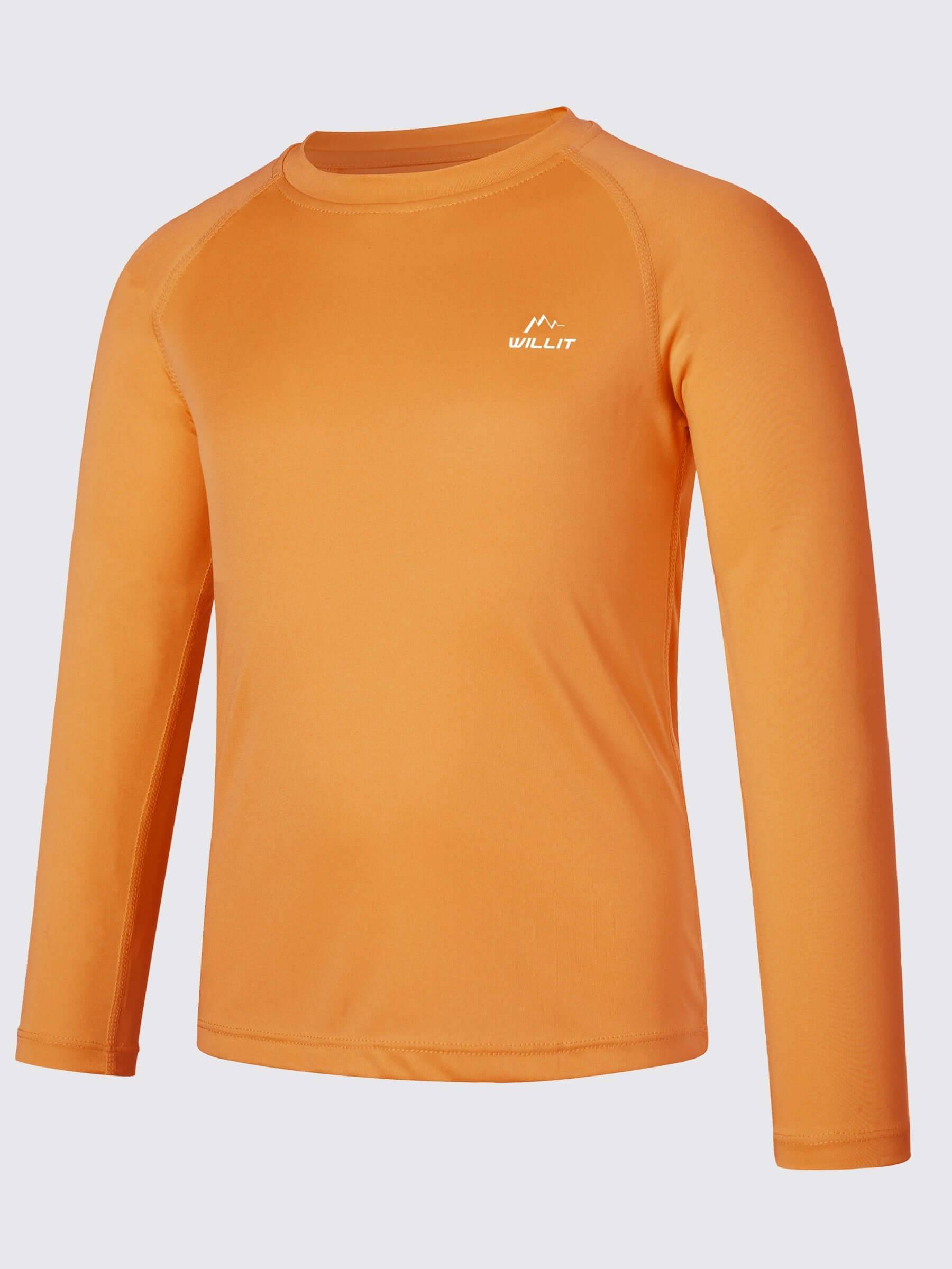 Boy's Long Sleeve Rash Guard Swim Shirts - Image 31