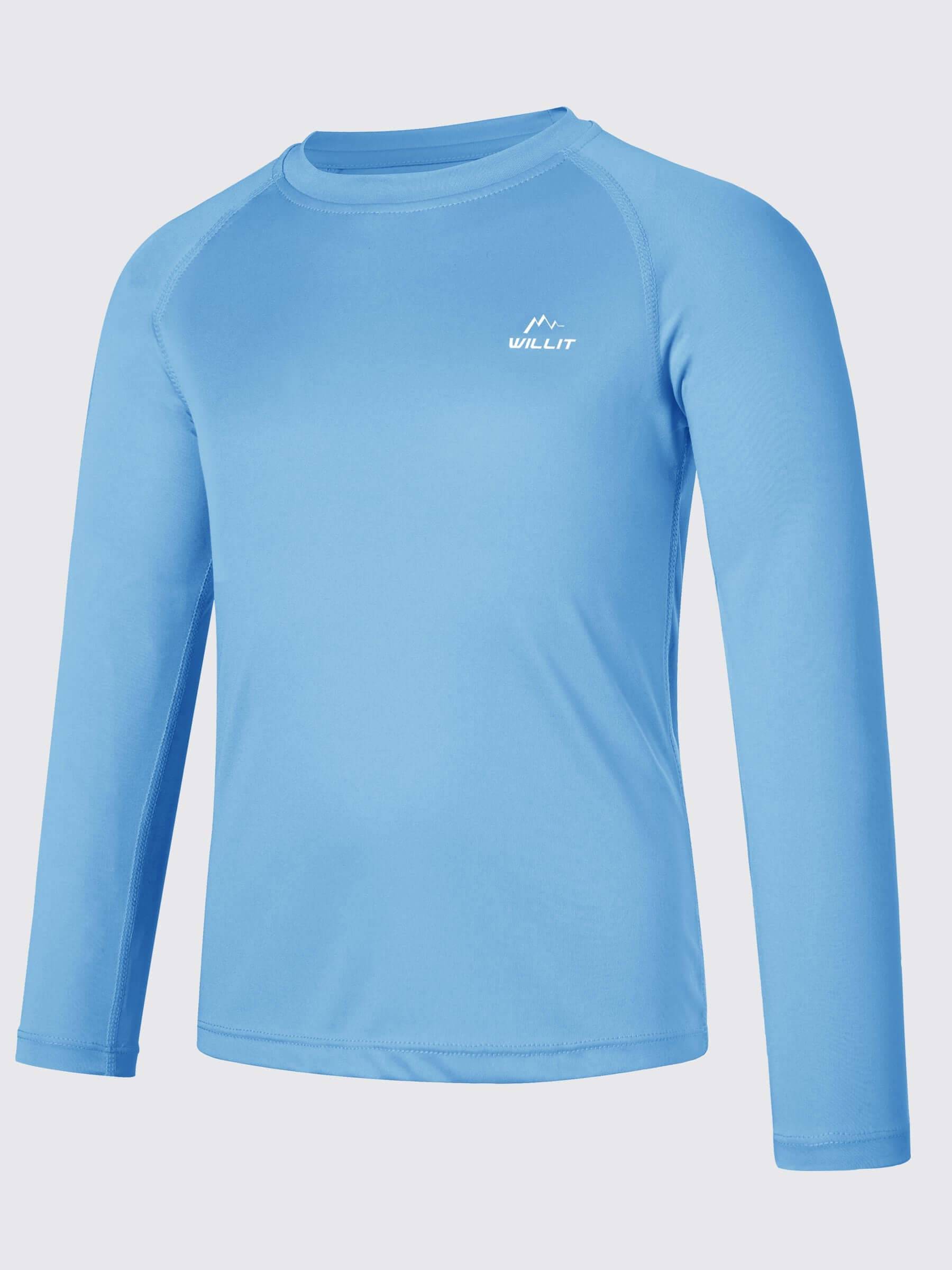 Boy's Long Sleeve Rash Guard Swim Shirts - Image 19