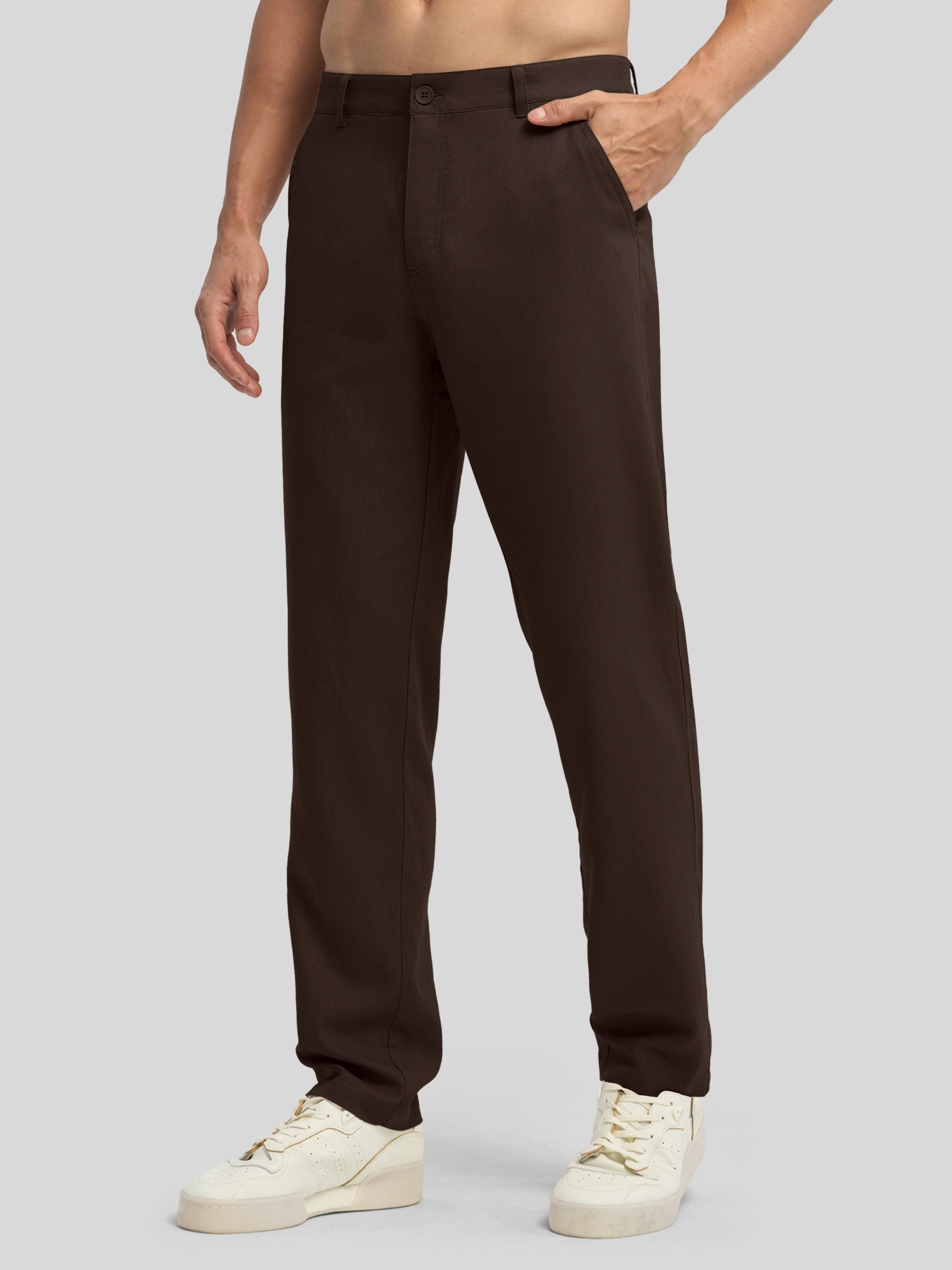 Men's Cotton Linen Breathable Casual Pants - Image 24