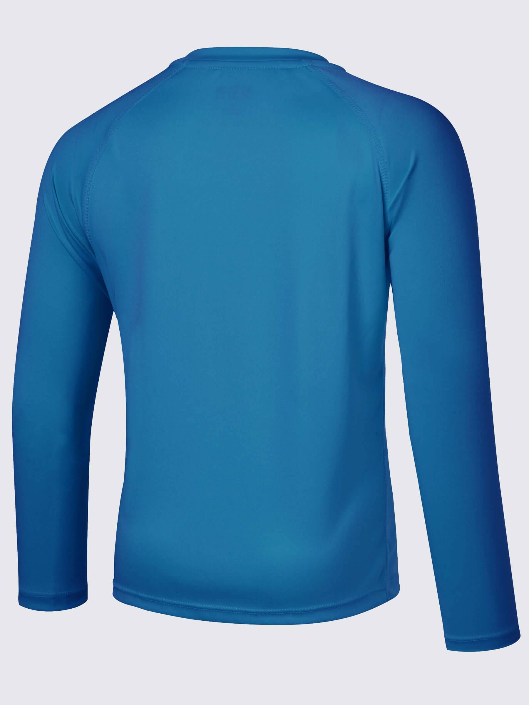 Boy's Long Sleeve Rash Guard Swim Shirts - Image 28