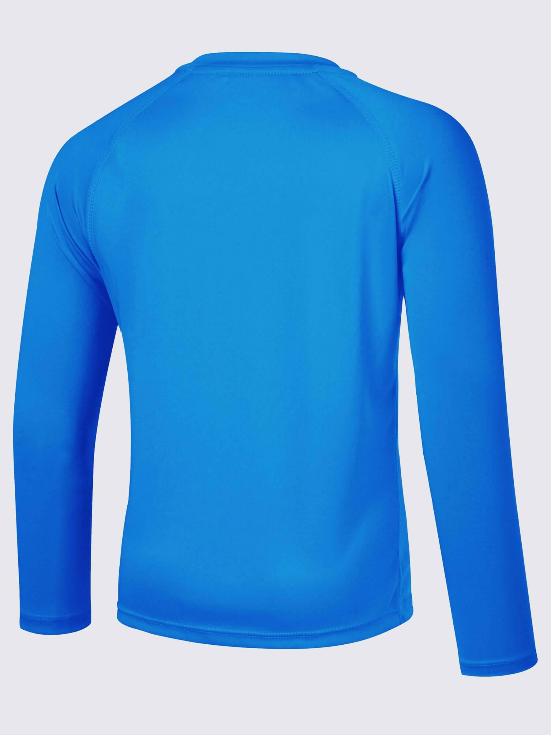 Boy's Long Sleeve Rash Guard Swim Shirts - Image 24