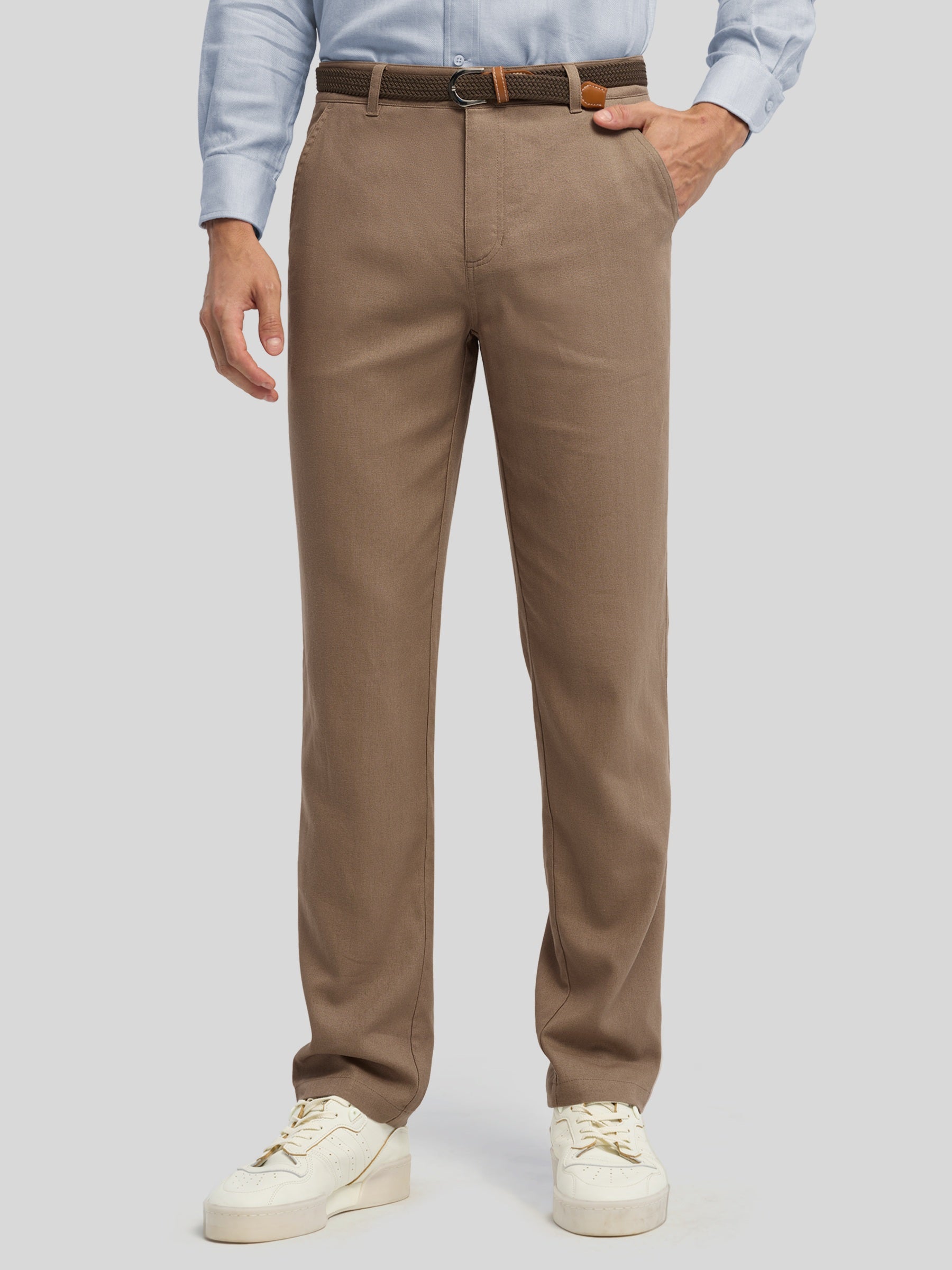 Men's Cotton Linen Breathable Casual Pants - Image 20