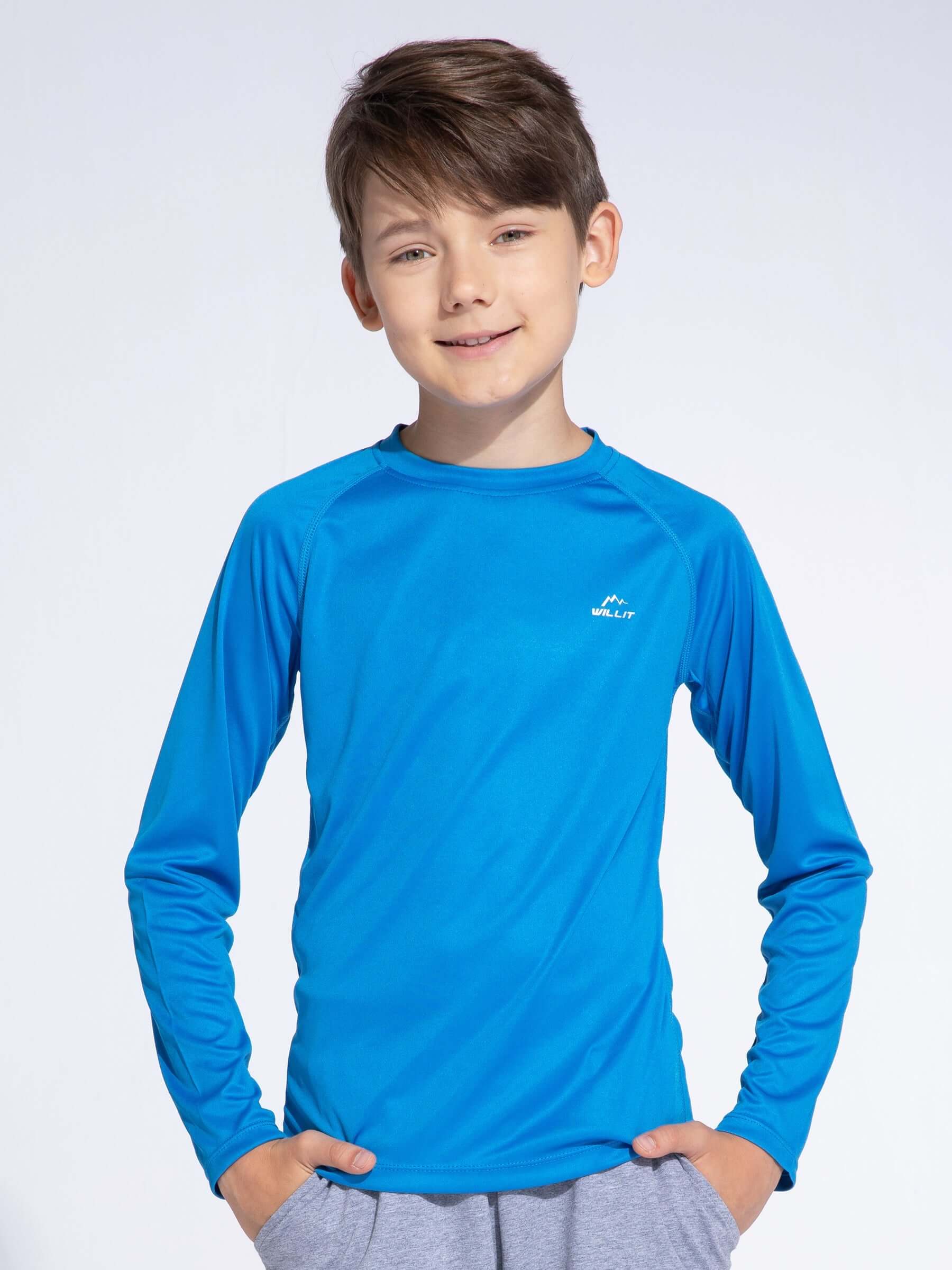 Boy's Long Sleeve Rash Guard Swim Shirts - Image 21