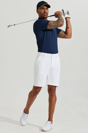 Men's Performance Golf Shorts — Stretch & Quick-Dry
