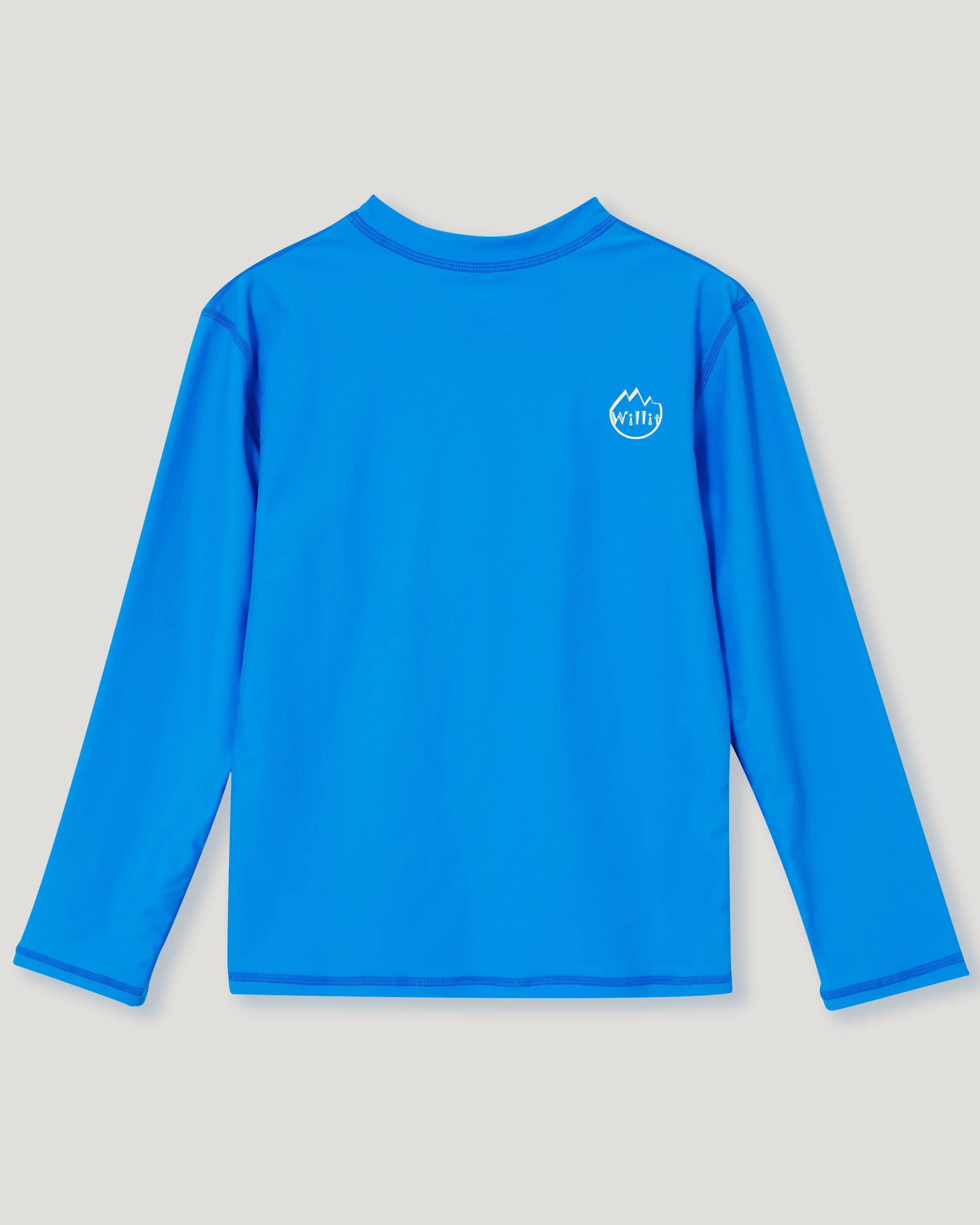 Boy's Solid Long Sleeve Rashguard Shirts - Image 7