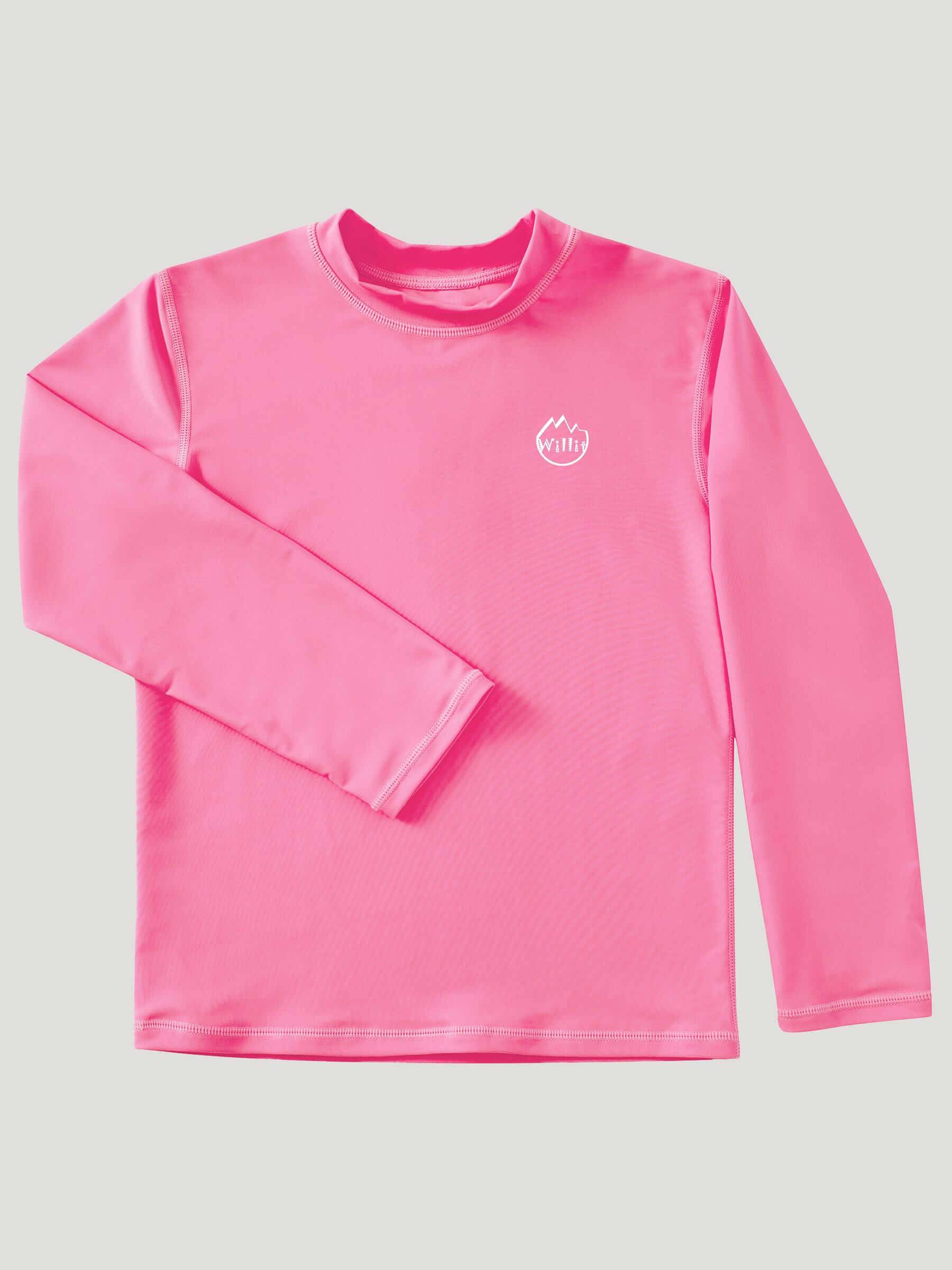 Boy's Solid Long Sleeve Rashguard Shirts