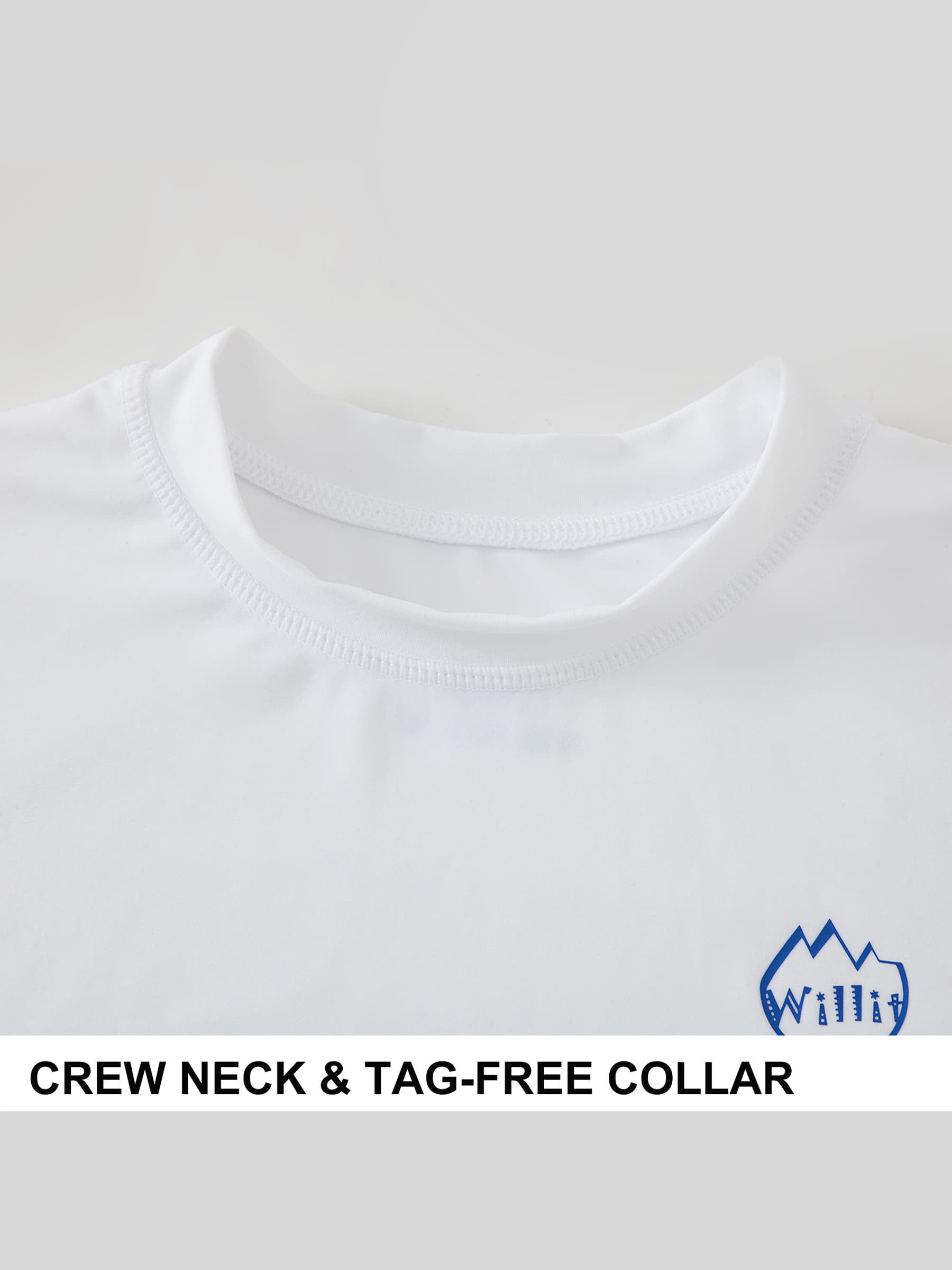 Boy's Solid Long Sleeve Rashguard Shirts - Image 15