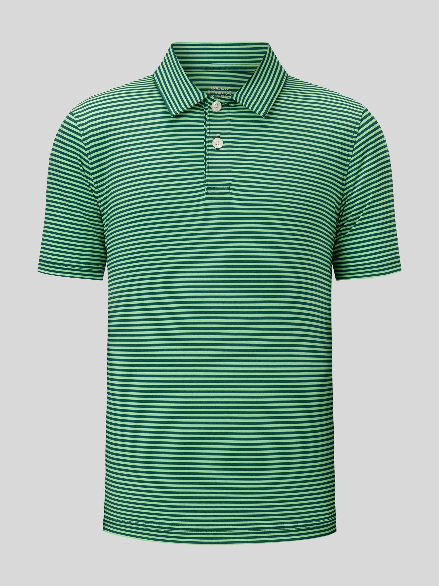 Boy's Striped Golf Polo Shirts - Image 3