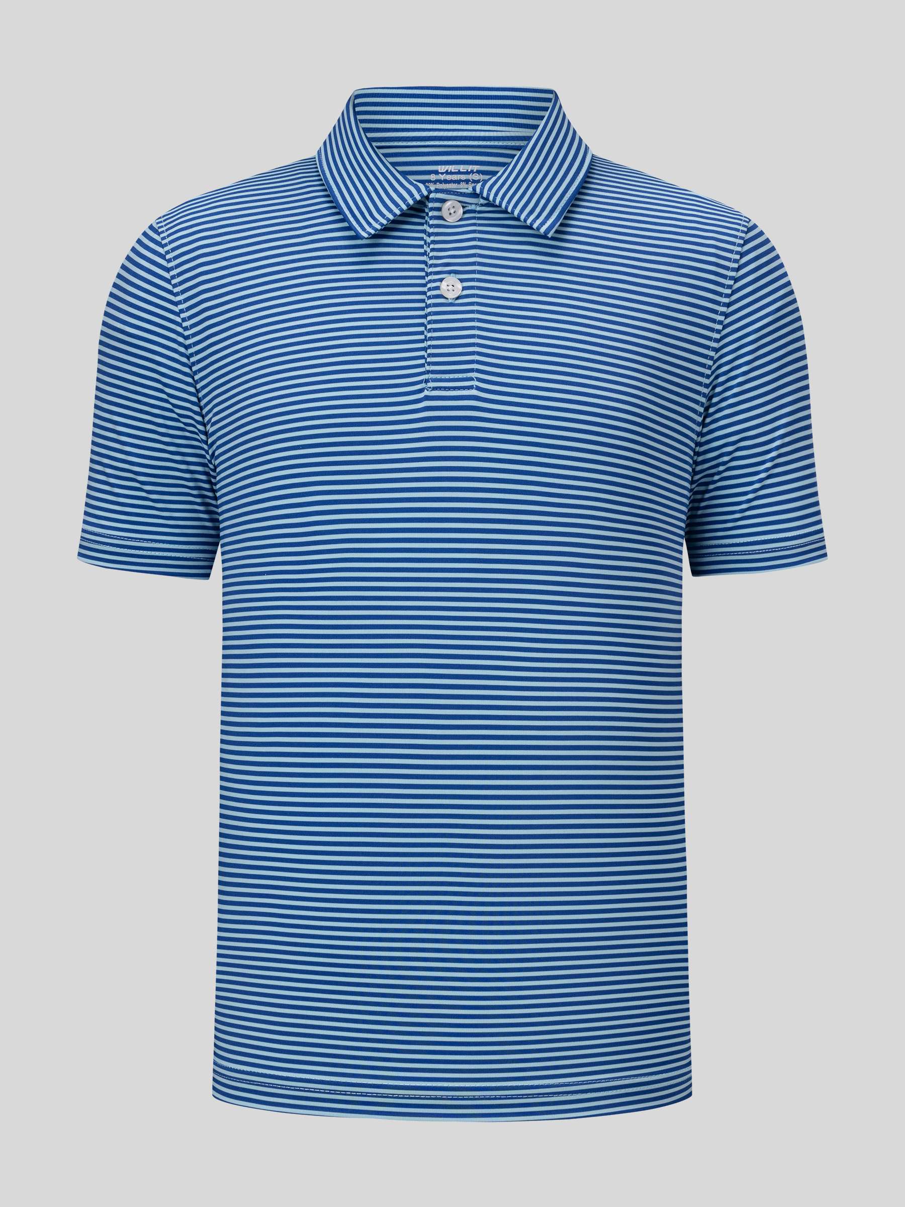 Boy's Striped Golf Polo Shirts - Image 21