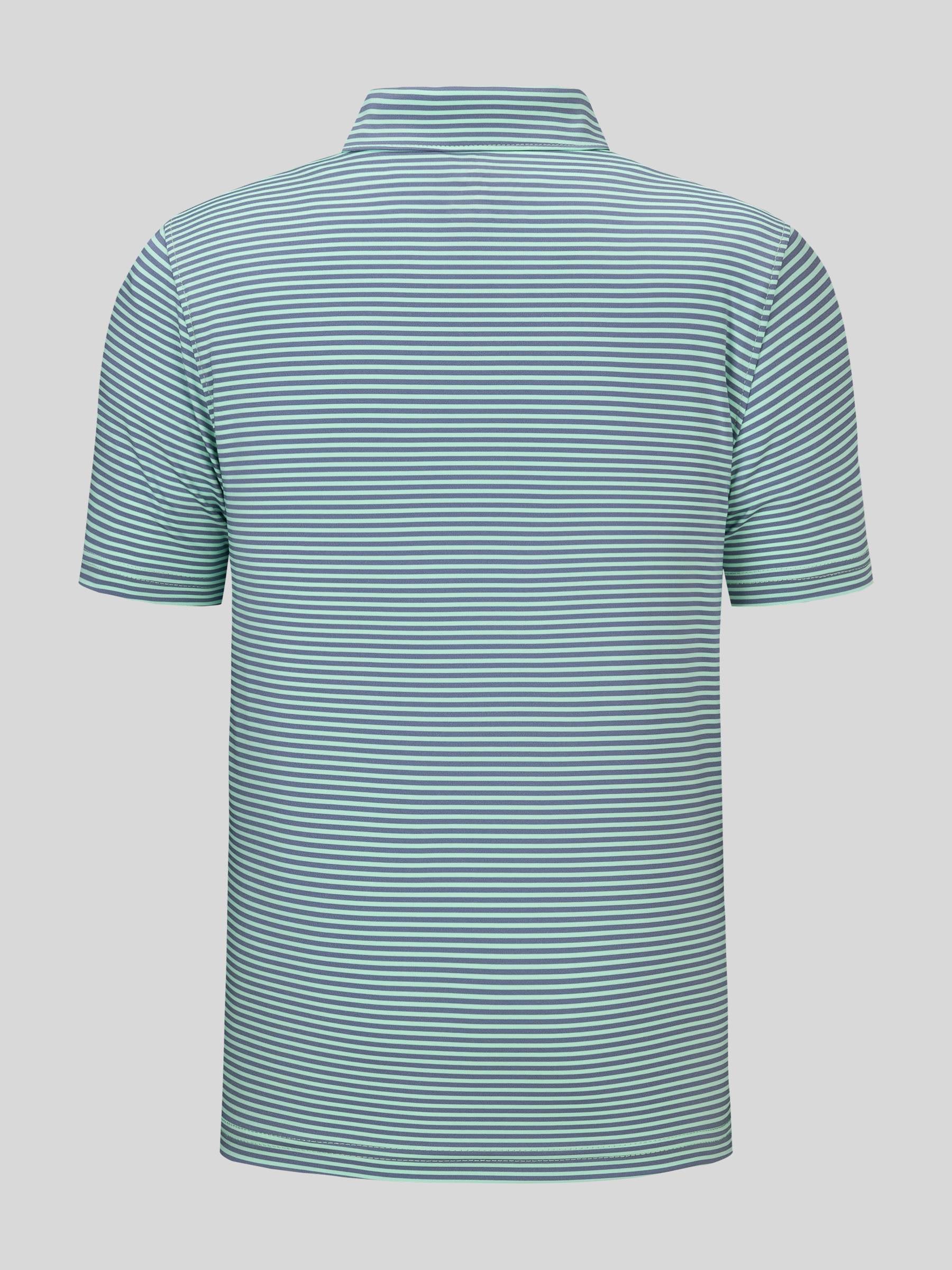 Boy's Striped Golf Polo Shirts - Image 8