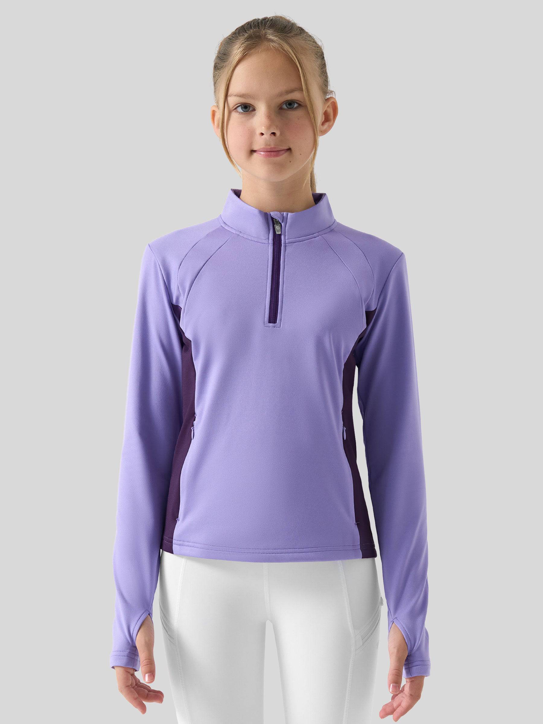 Girls Fleece Horse Riding Long Sleeve Shirts - Image 7