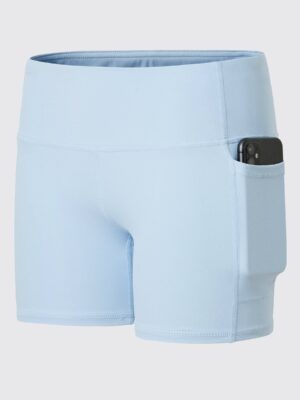 Girls' 4 Inch Active Shorts with Pockets