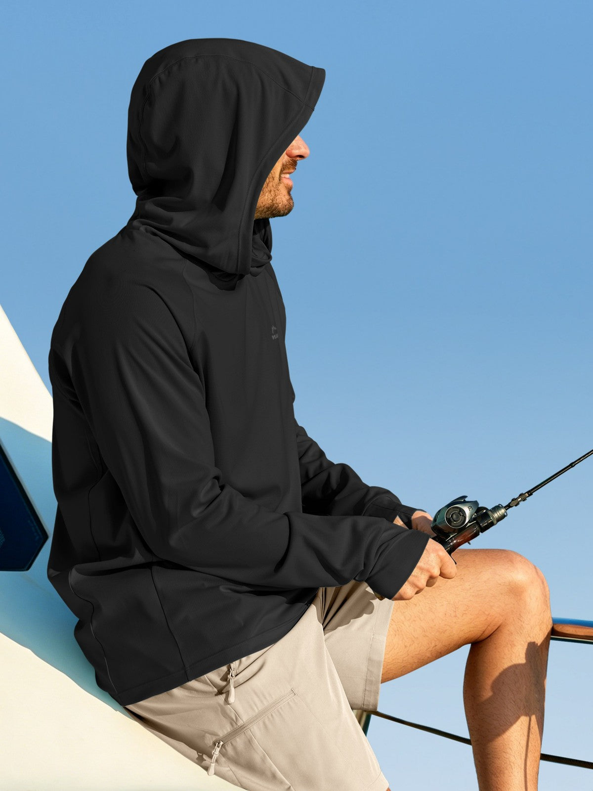 Men's Aero Sun Long Sleeve Fishing Hoodie UPF 50+ - Image 20