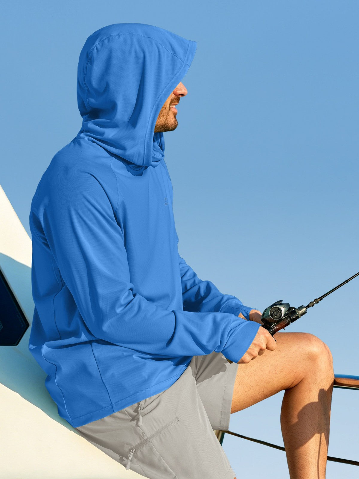 Men's Aero Sun Long Sleeve Fishing Hoodie UPF 50+ - Image 22