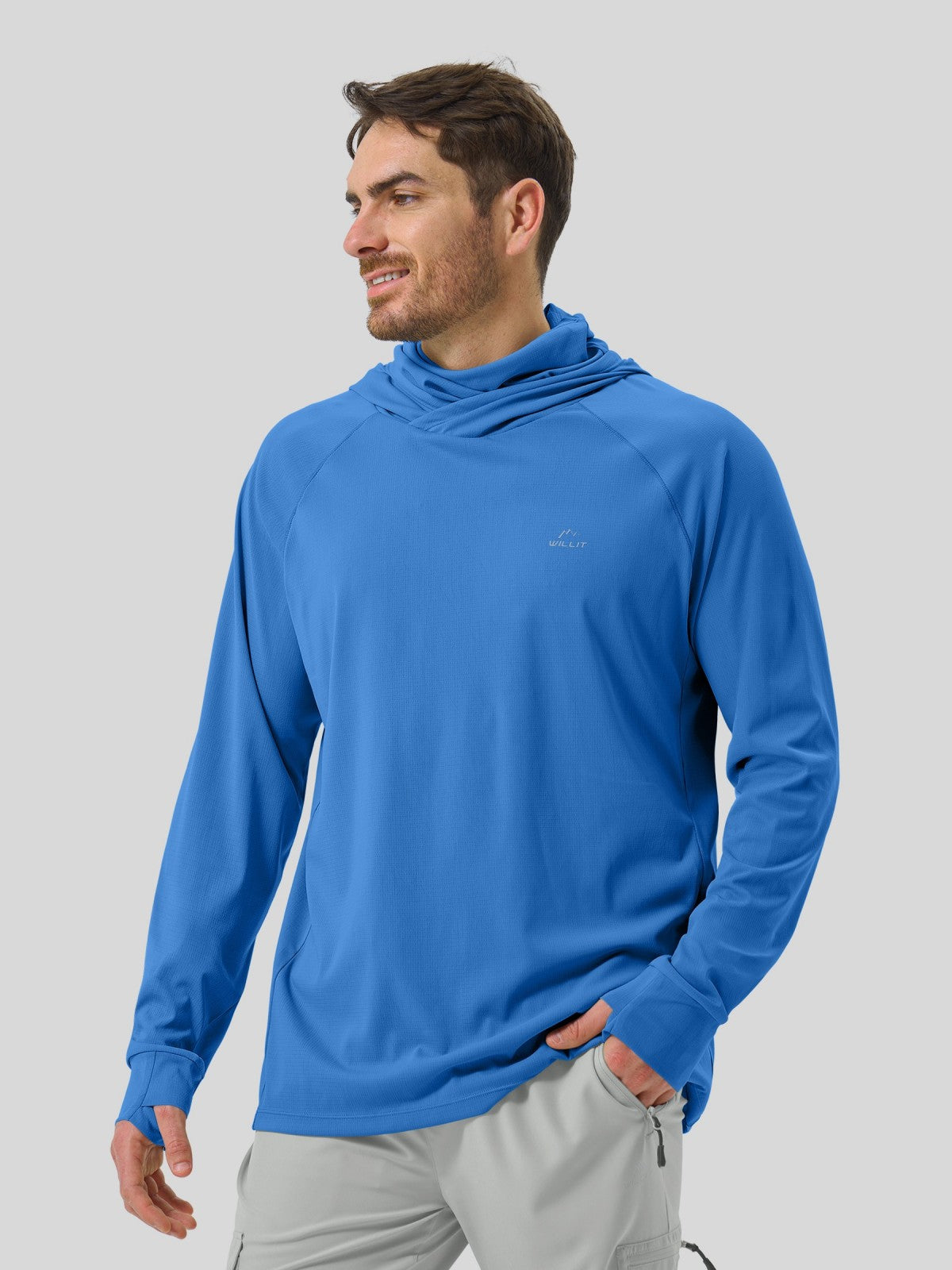 Men's Aero Sun Long Sleeve Fishing Hoodie UPF 50+ - Image 24