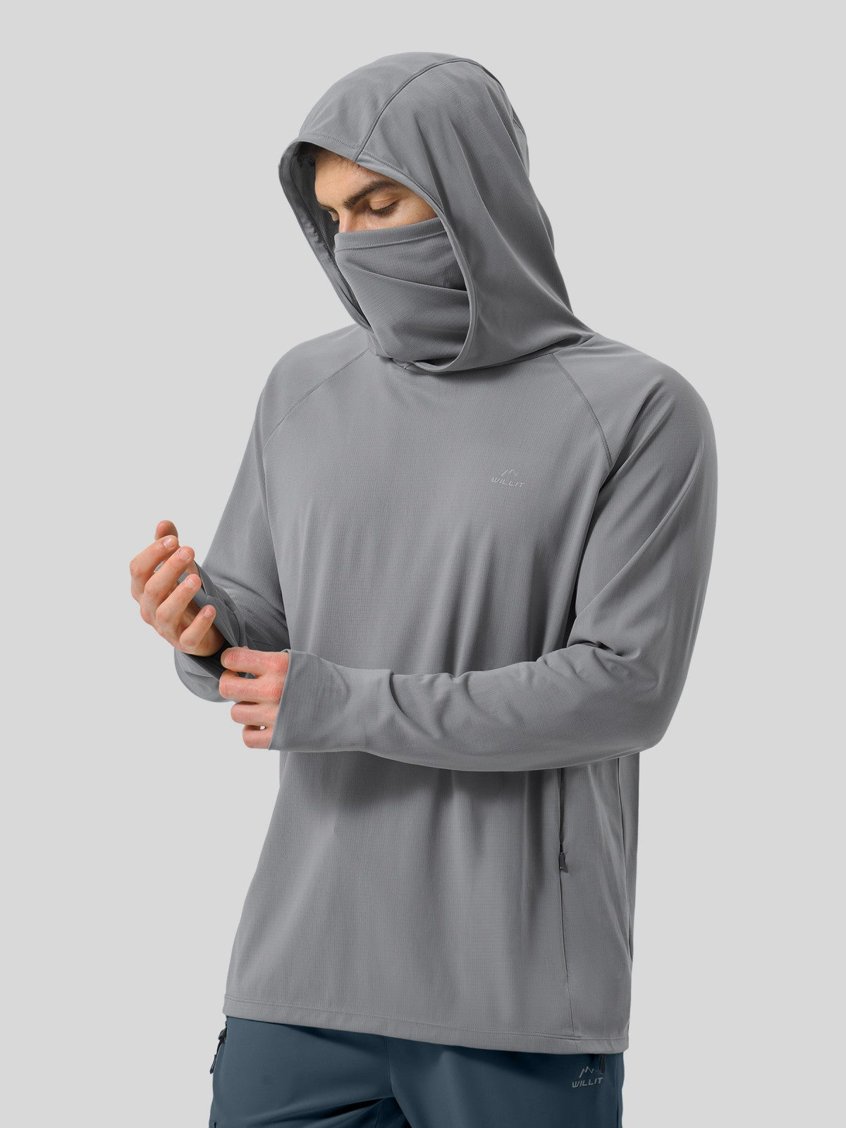 Men's Aero Sun Long Sleeve Fishing Hoodie UPF 50+ - Image 7