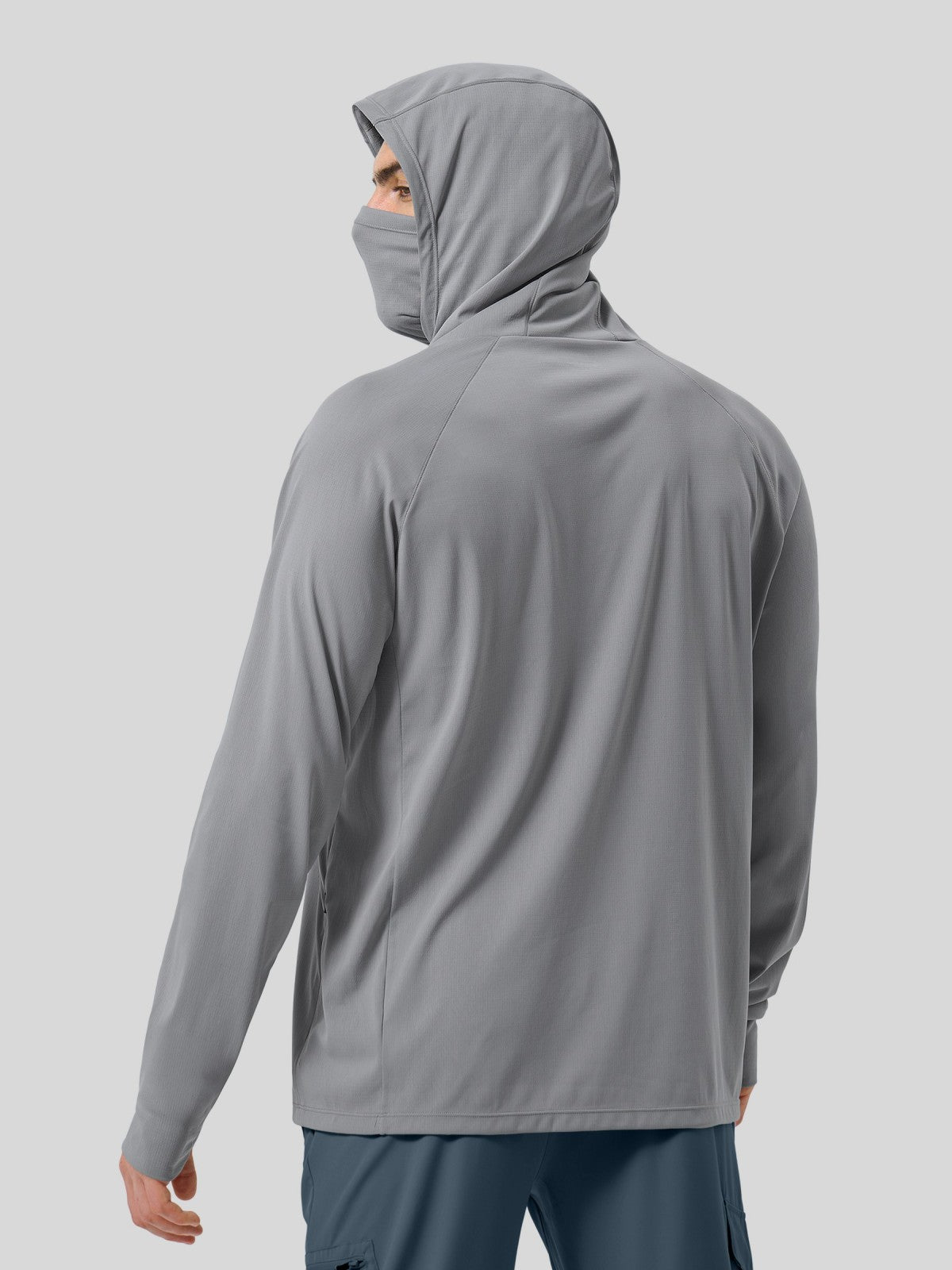 Men's Aero Sun Long Sleeve Fishing Hoodie UPF 50+ - Image 9