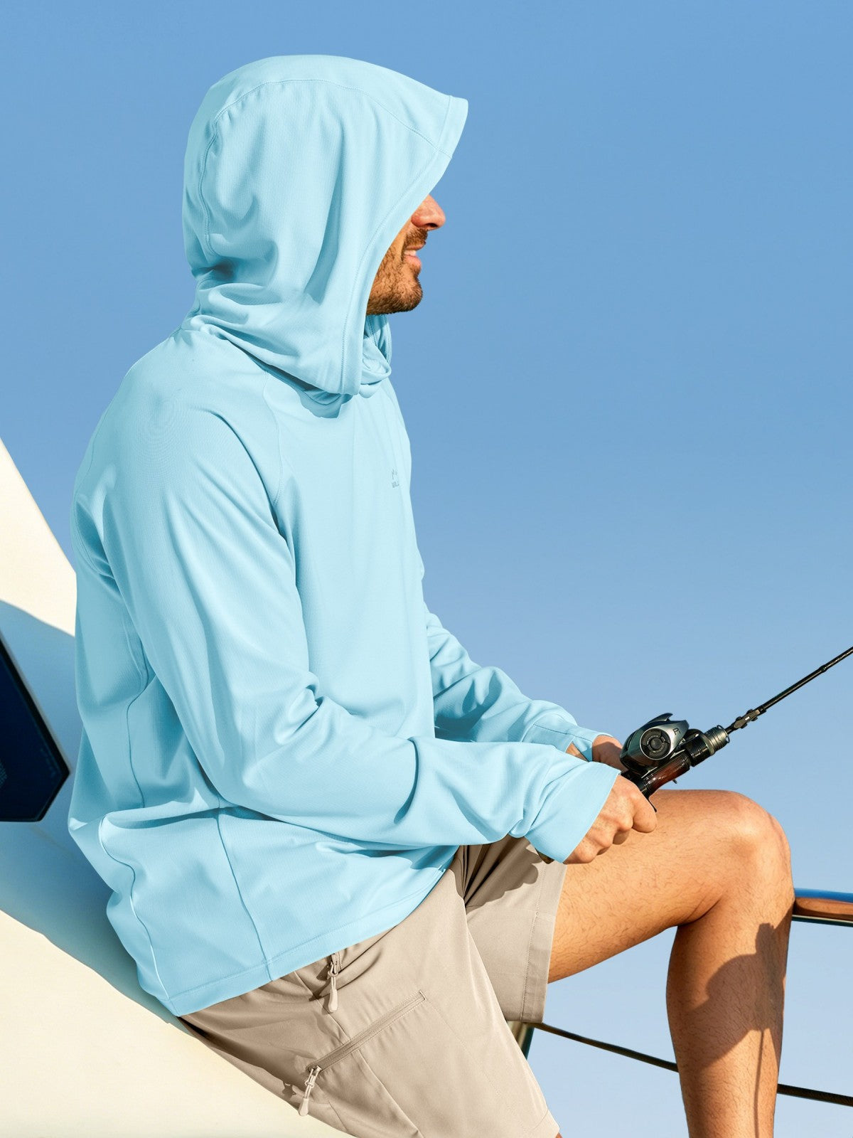 Men's Aero Sun Long Sleeve Fishing Hoodie UPF 50+ - Image 3
