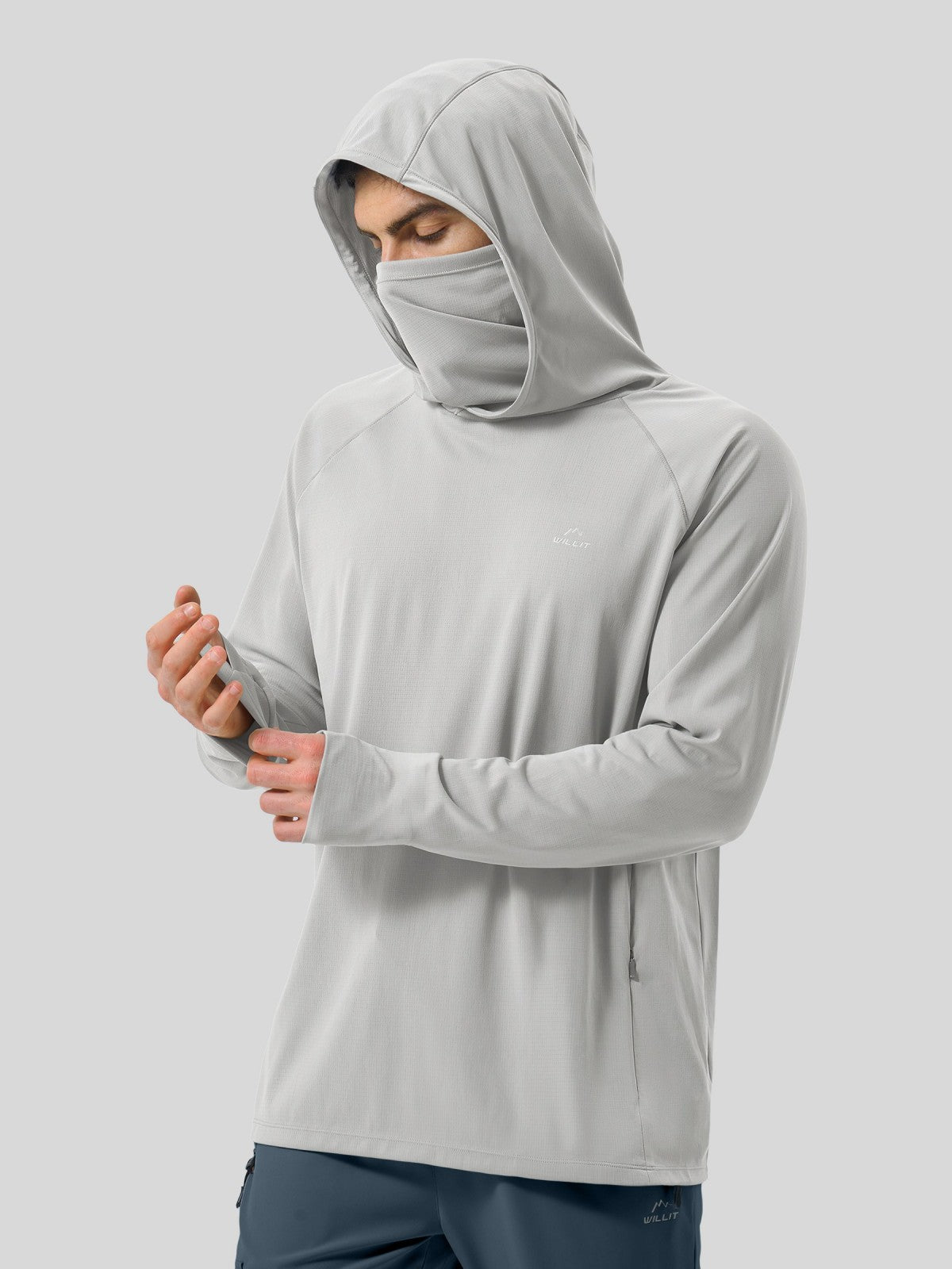 Men's Aero Sun Long Sleeve Fishing Hoodie UPF 50+ - Image 42