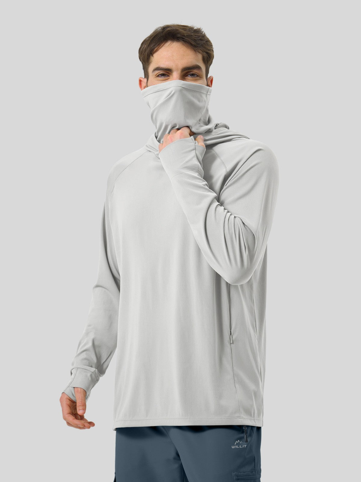 Men's Aero Sun Long Sleeve Fishing Hoodie UPF 50+ - Image 45