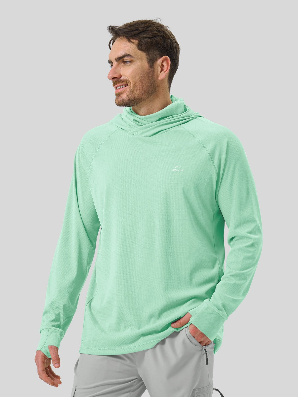 Men's Aero Sun Long Sleeve Fishing Hoodie UPF 50+ - Image 30