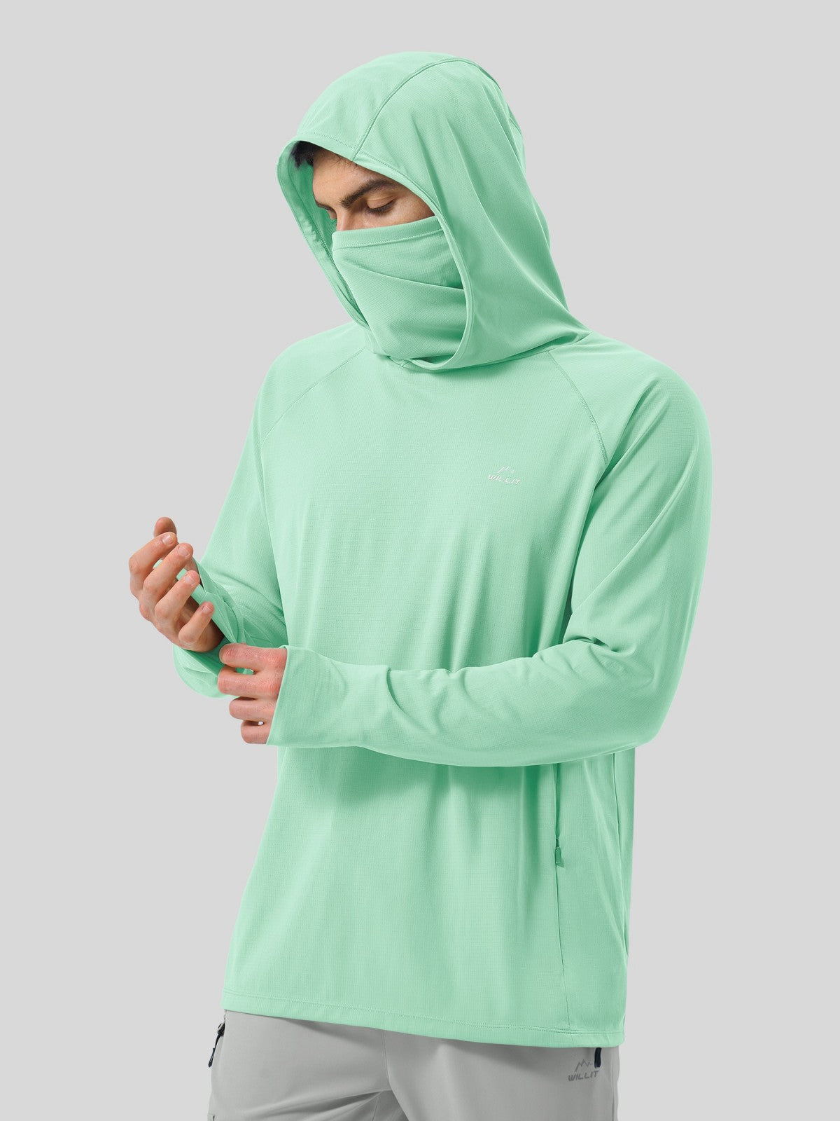 Men's Aero Sun Long Sleeve Fishing Hoodie UPF 50+ - Image 26