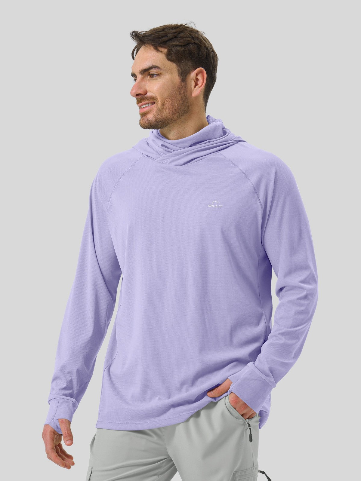 Men's Aero Sun Long Sleeve Fishing Hoodie UPF 50+ - Image 14