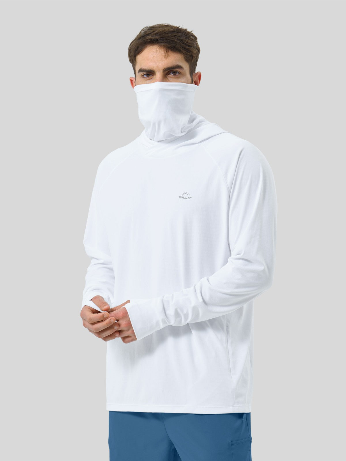 Men's Aero Sun Long Sleeve Fishing Hoodie UPF 50+ - Image 36