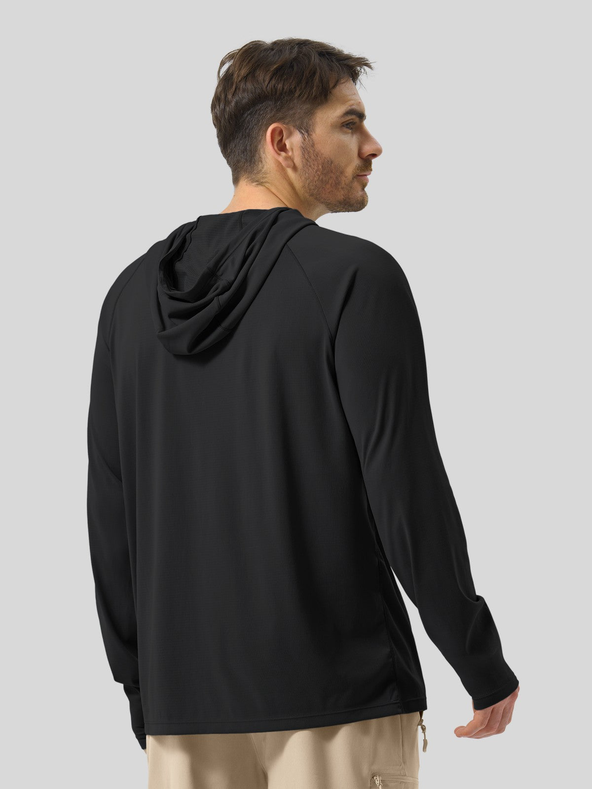 Men's Aero Sun Long Sleeve Hoodie UPF 50+ - Image 39