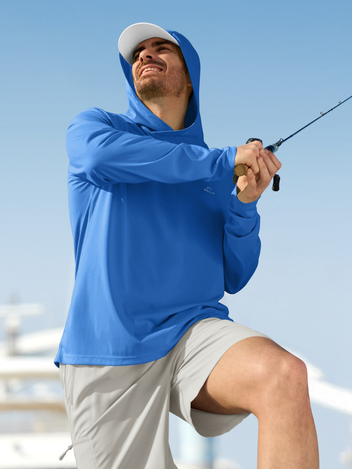 Men's Aero Sun Long Sleeve Hoodie UPF 50+ - Image 30