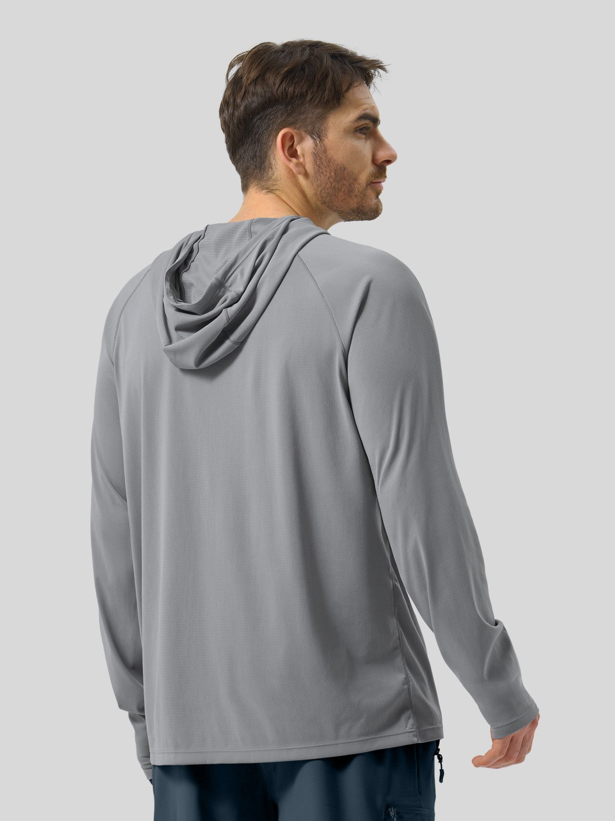 Men's Aero Sun Long Sleeve Hoodie UPF 50+ - Image 8