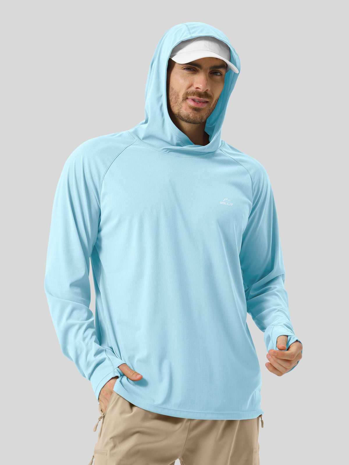 Men's Aero Sun Long Sleeve Hoodie UPF 50+