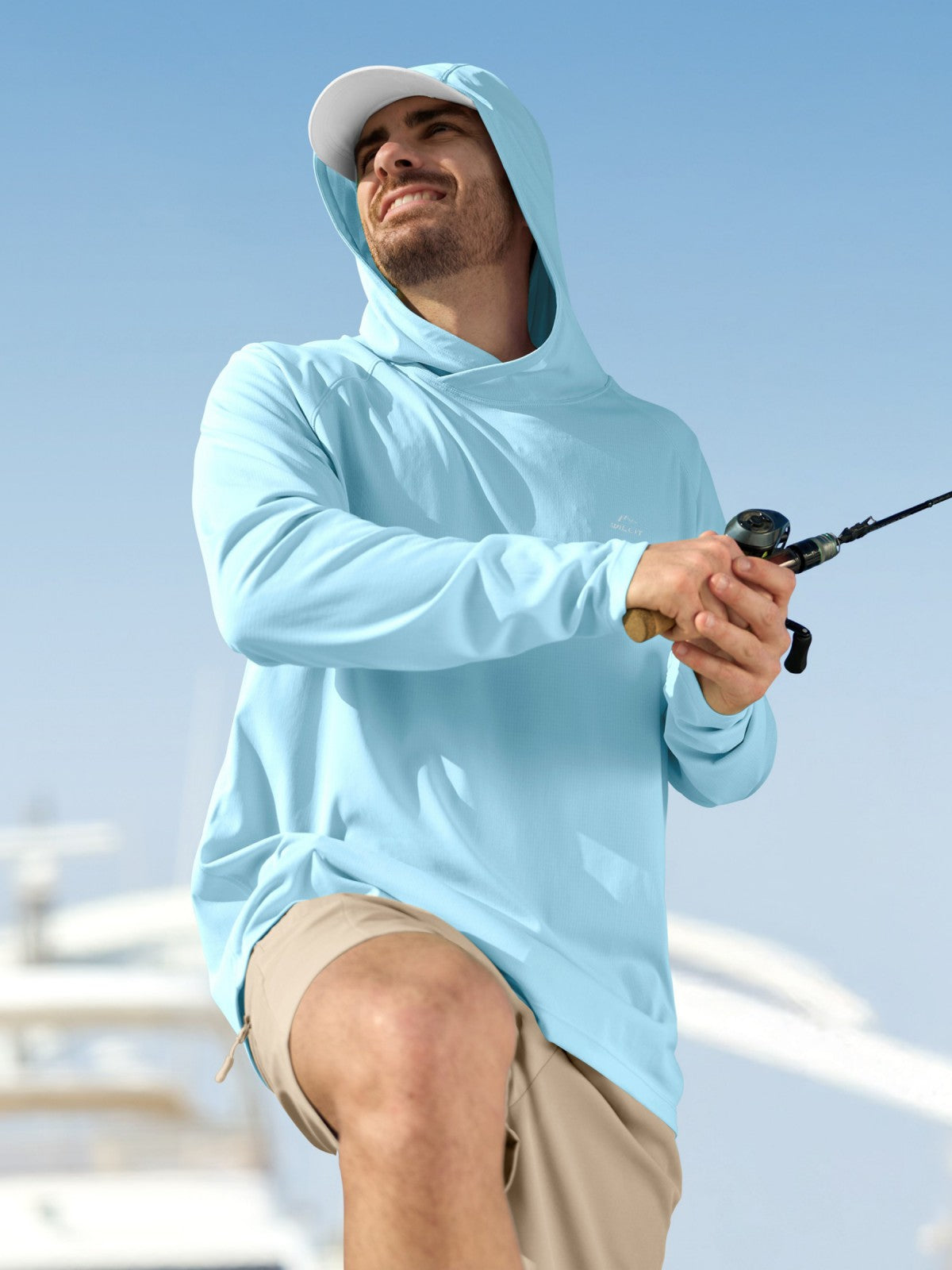 Men's Aero Sun Long Sleeve Hoodie UPF 50+ - Image 4