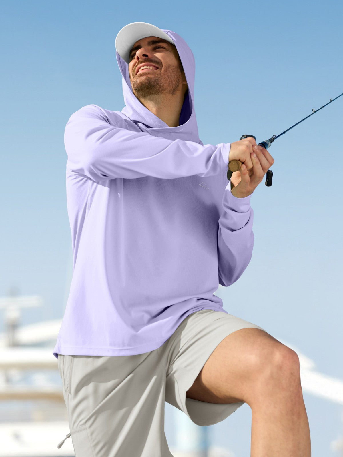 Men's Aero Sun Long Sleeve Hoodie UPF 50+ - Image 15