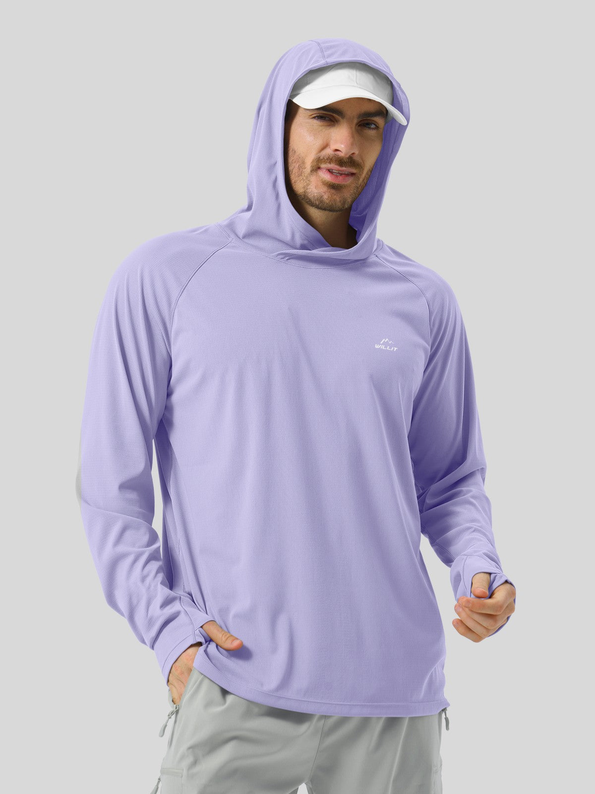 Men's Aero Sun Long Sleeve Hoodie UPF 50+ - Image 11