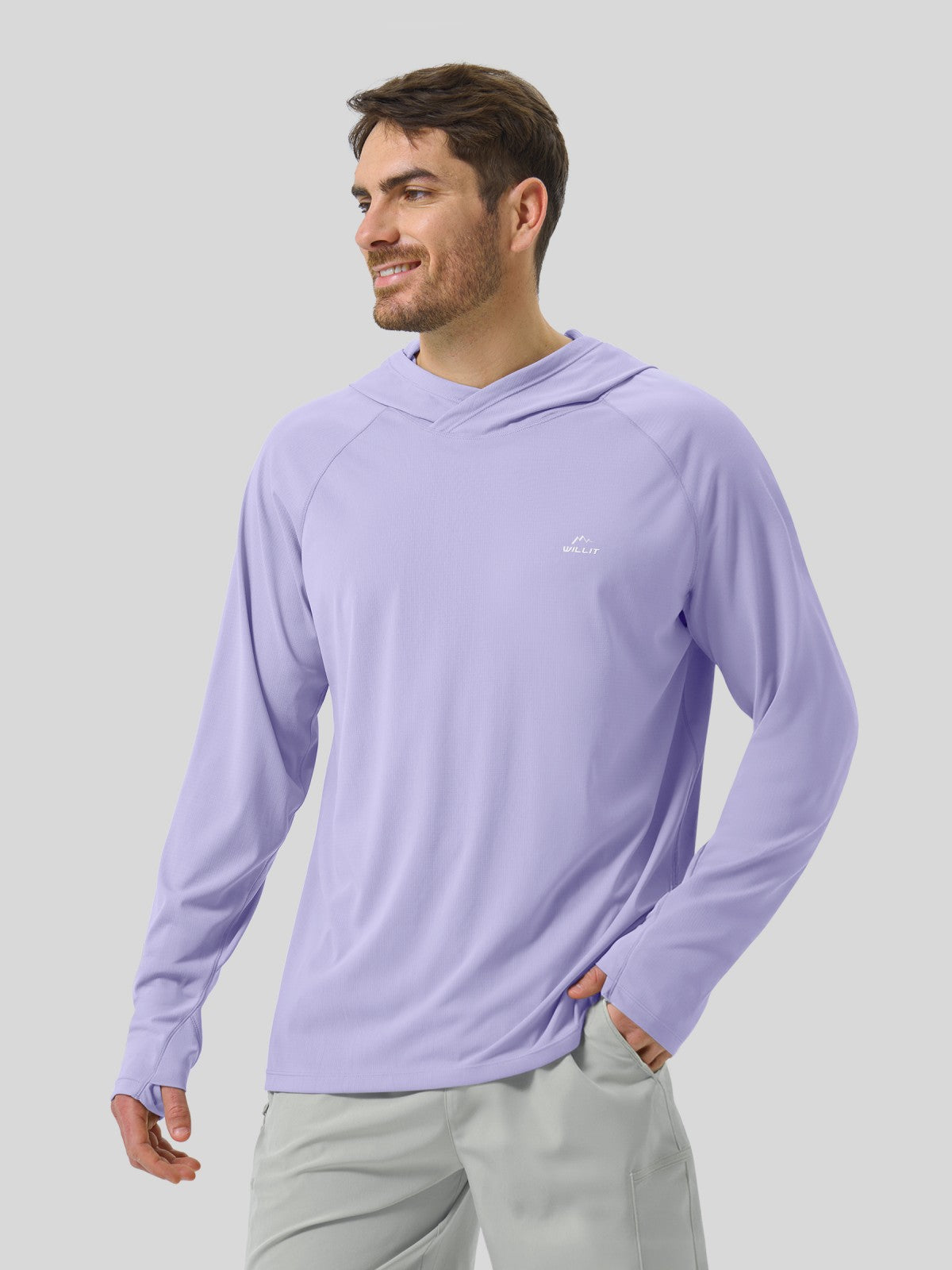 Men's Aero Sun Long Sleeve Hoodie UPF 50+ - Image 12