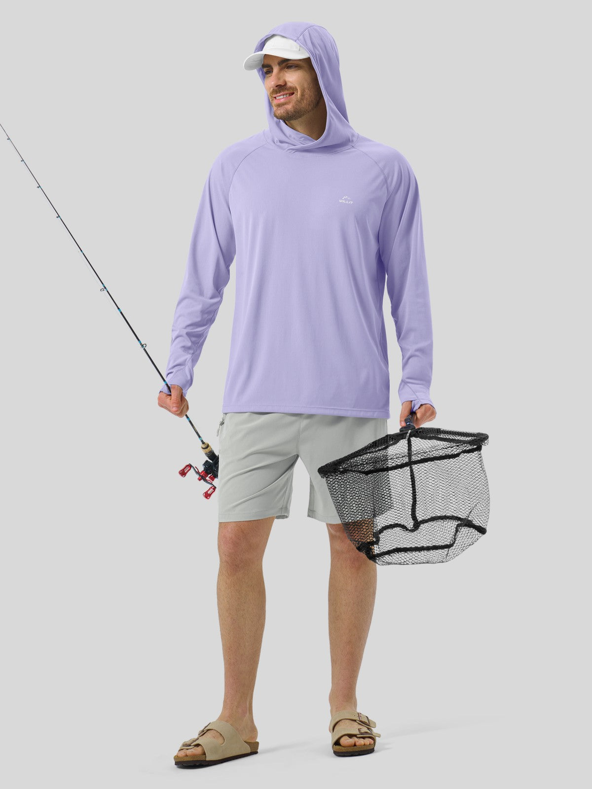 Men's Aero Sun Long Sleeve Hoodie UPF 50+ - Image 14