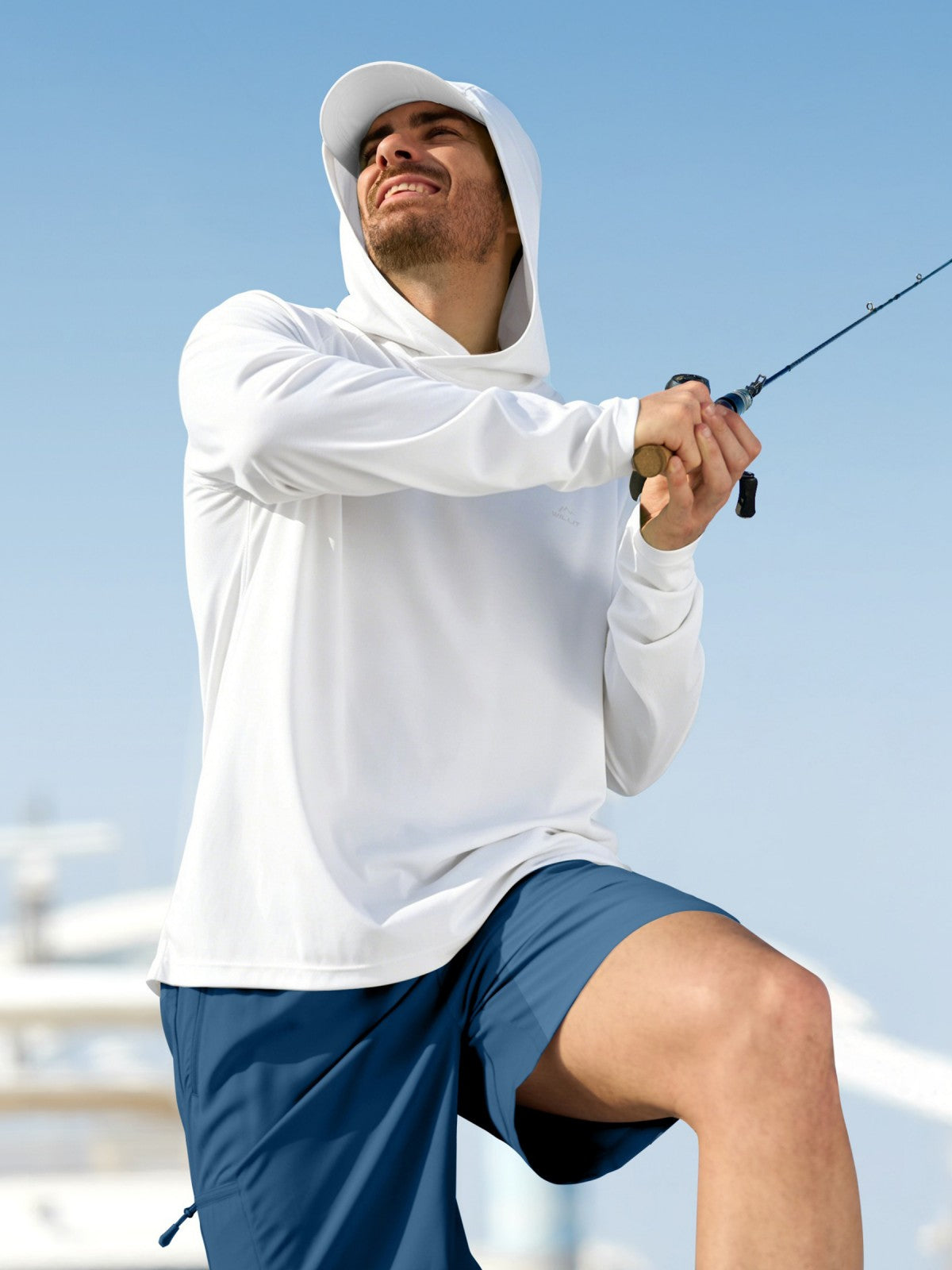 Men's Aero Sun Long Sleeve Hoodie UPF 50+ - Image 20