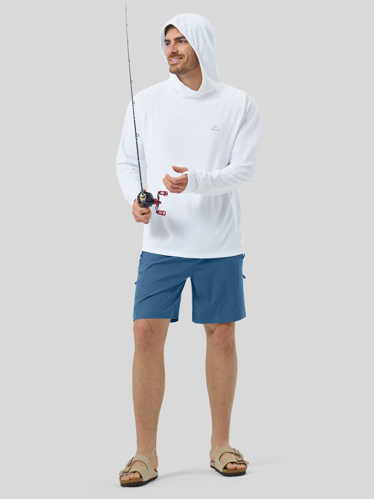 Men's Aero Sun Long Sleeve Hoodie UPF 50+ - Image 18
