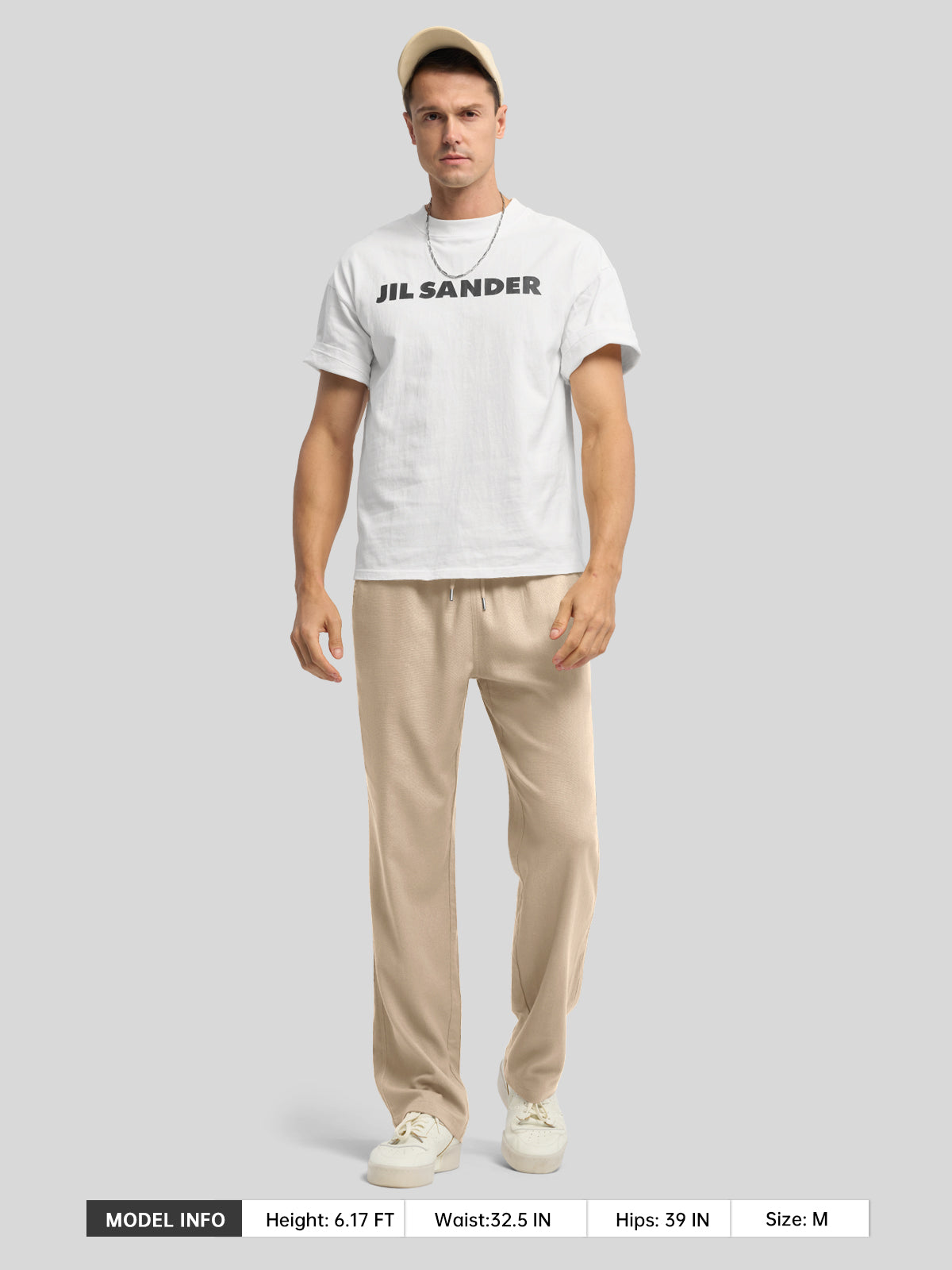 Men's Casual Linen Drawstring Pants - Image 34