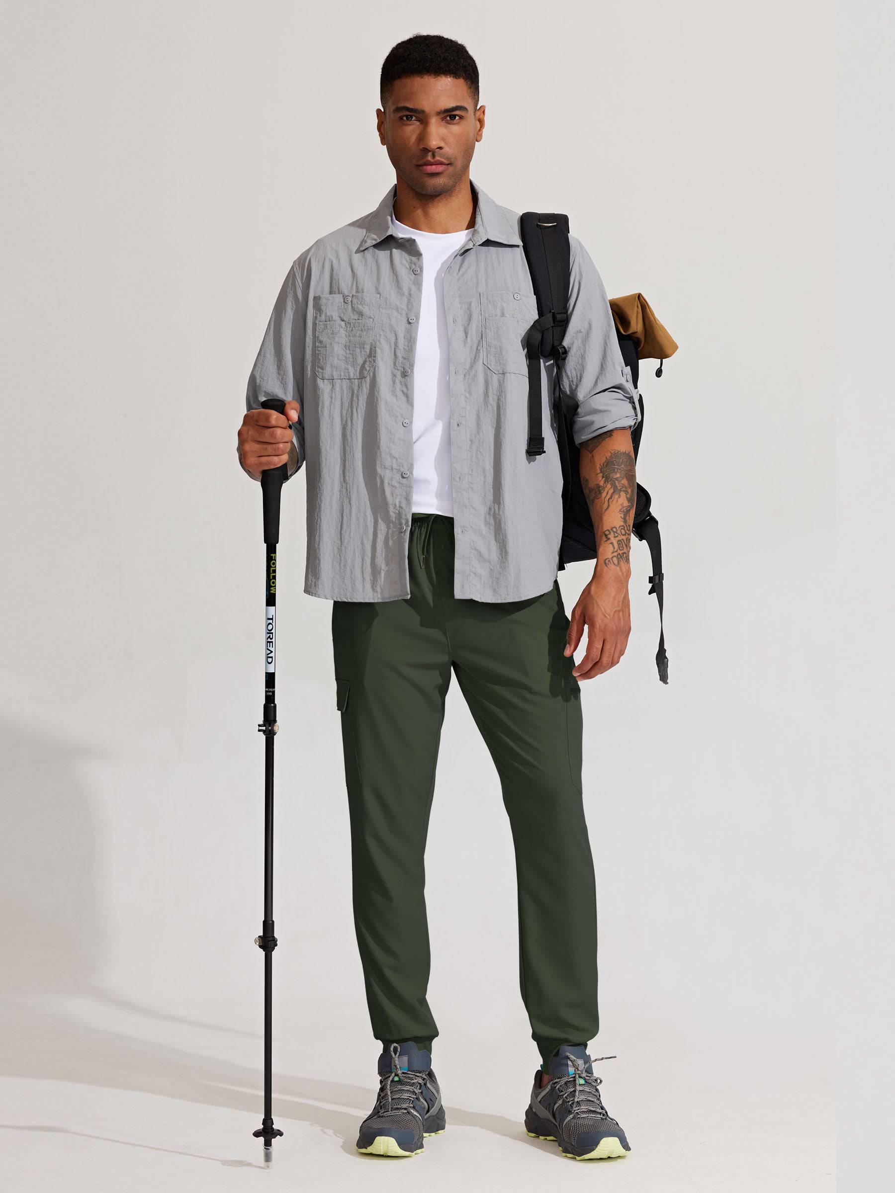 Men's Lightweight Cargo Joggers - Image 20