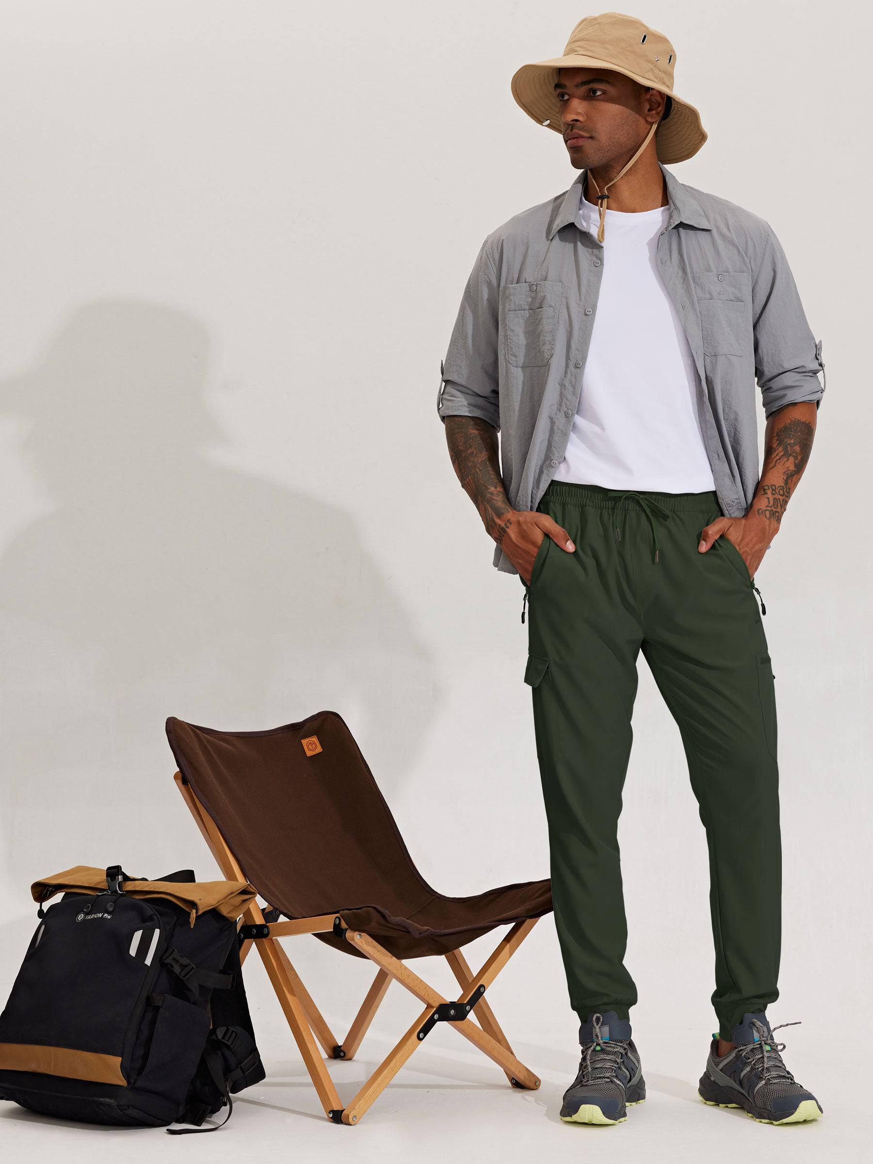 Men's Lightweight Cargo Joggers - Image 22