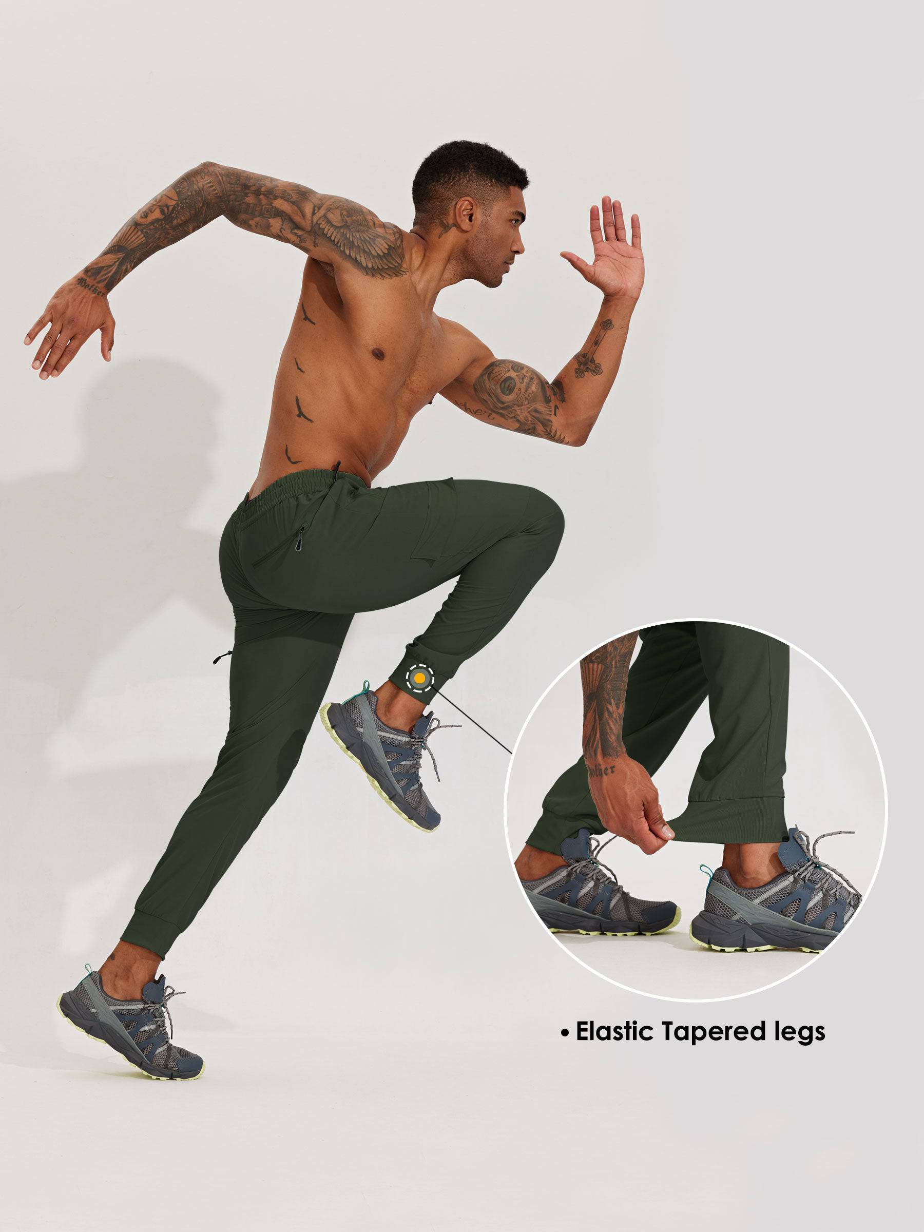 Men's Lightweight Cargo Joggers - Image 23